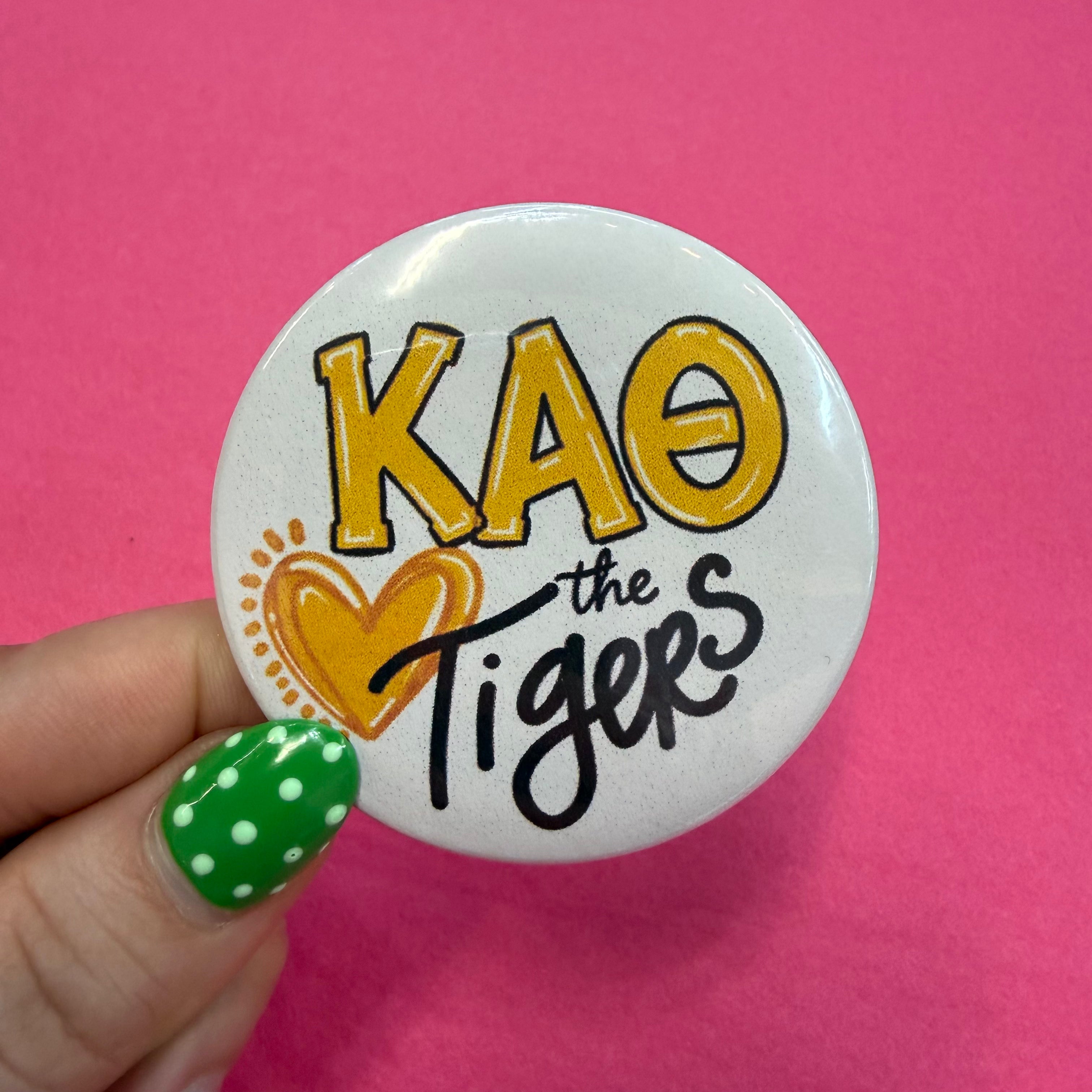Sorority Love the Tigers Pinback Buttons