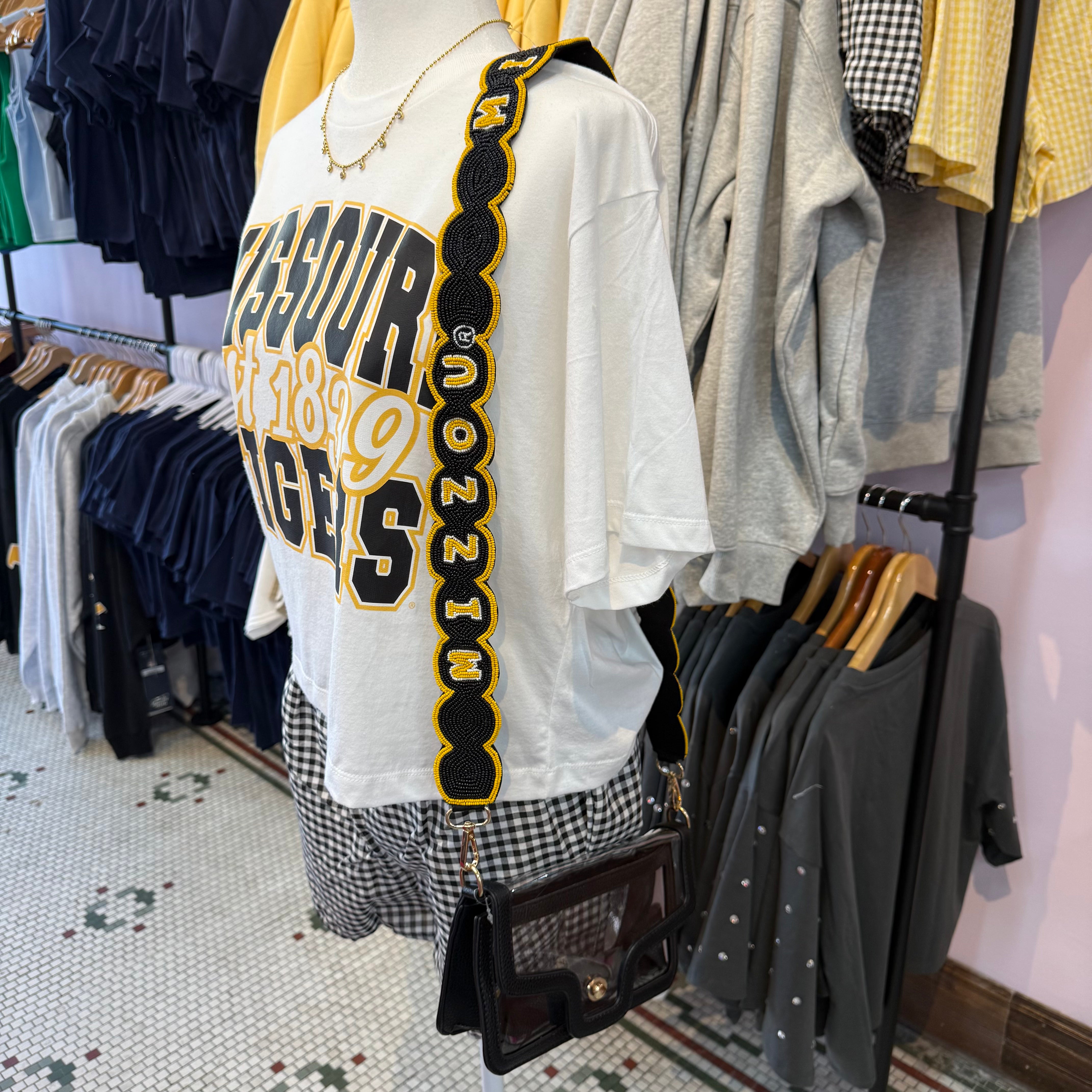Mizzou® Scalloped Purse Strap