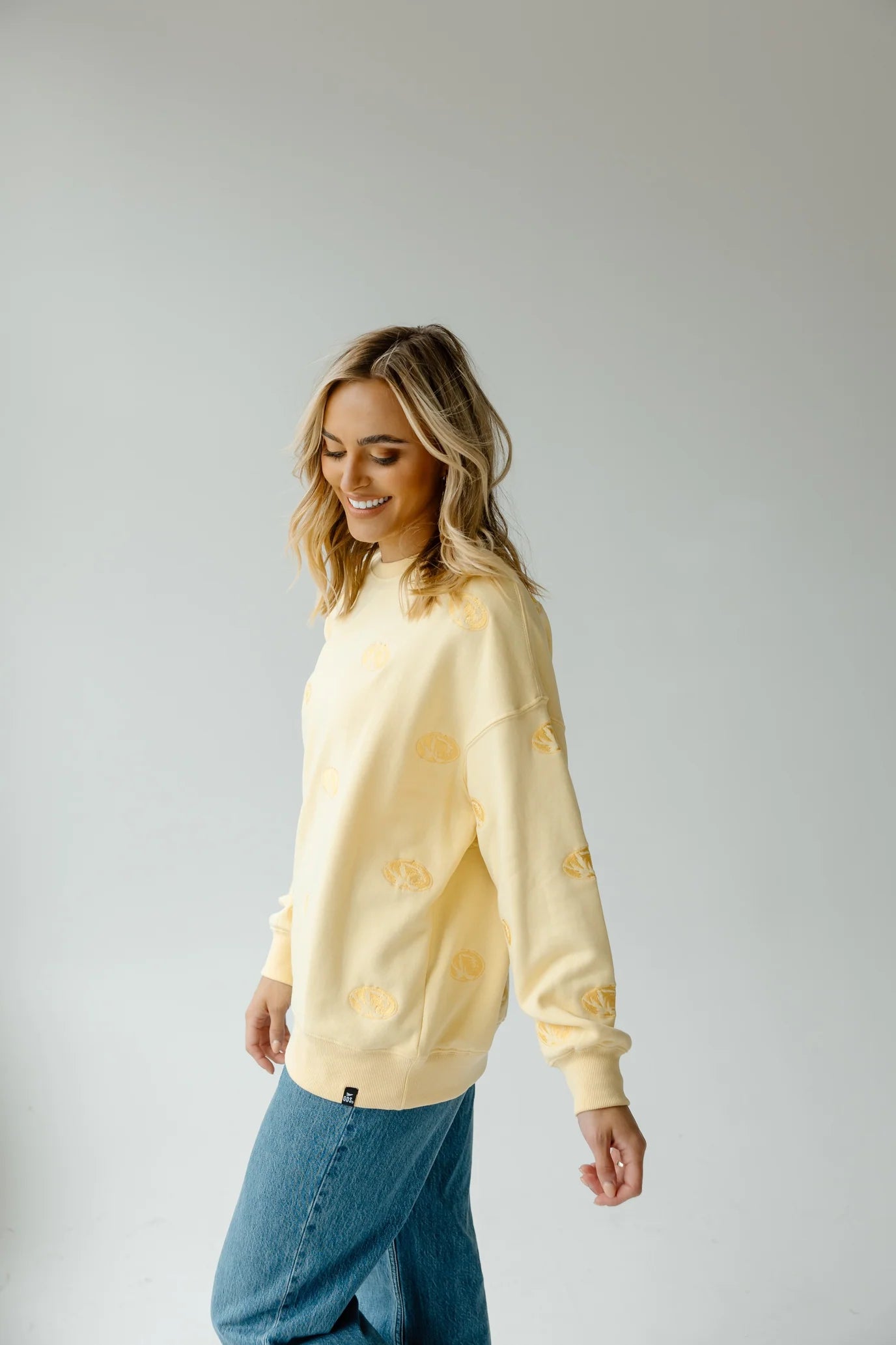 Missouri Ritter Repeat Lantern Sleeve Crew
