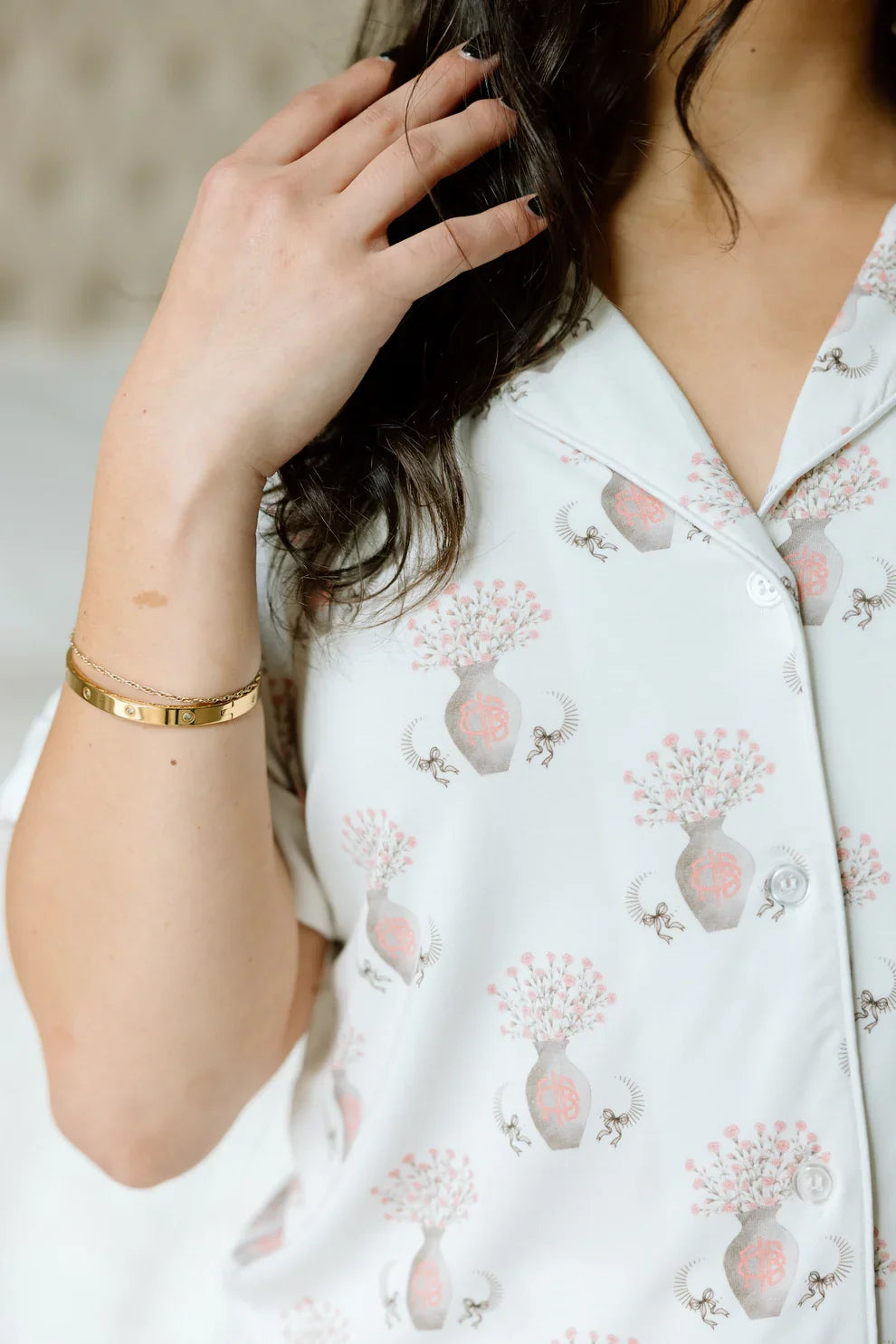 Gamma Phi Beta Luxury Pajamas Short Set
