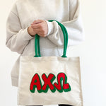 Alpha Chi Omega Chenille Gift Tote