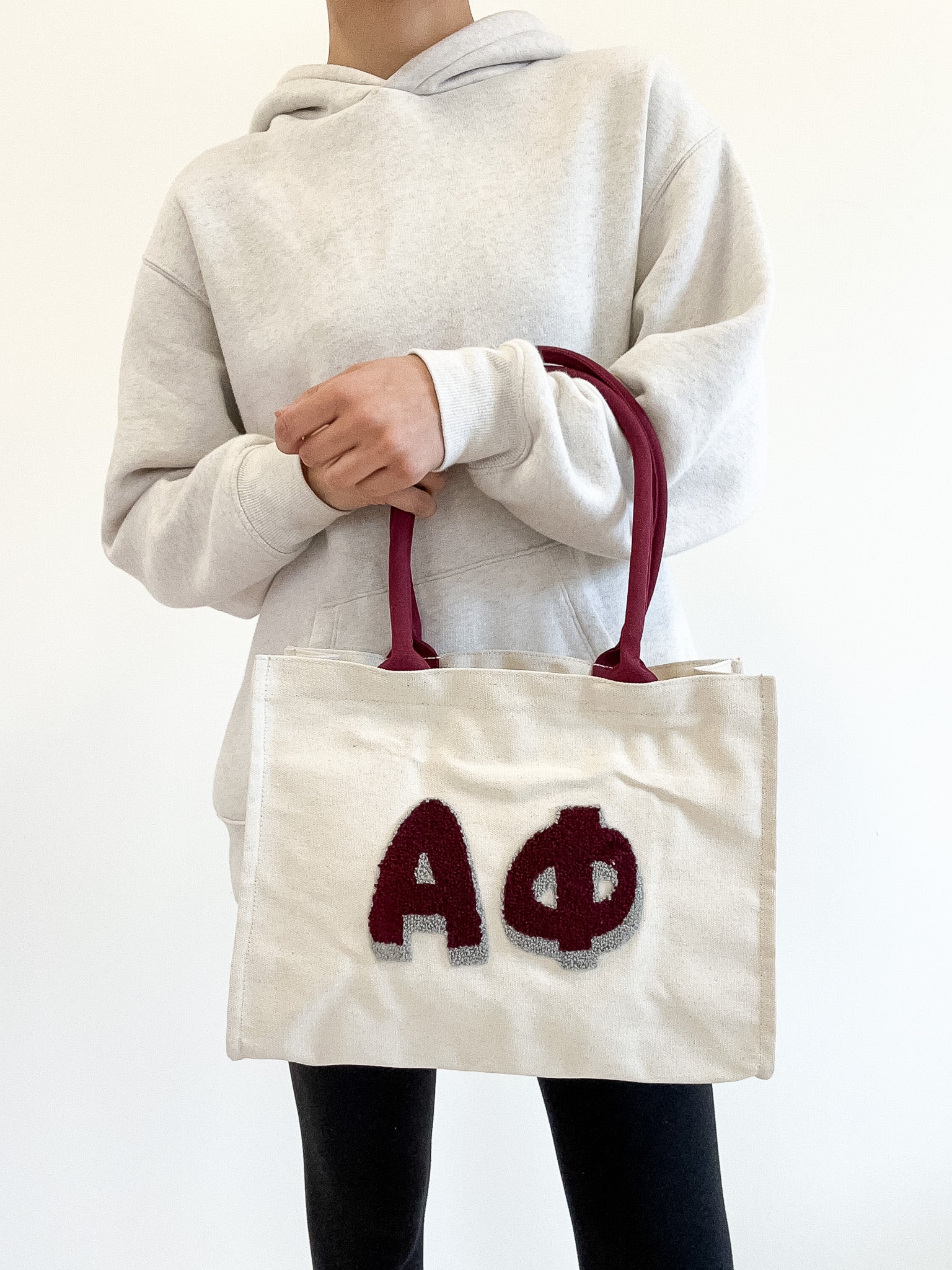 Alpha Phi Chenille Gift Tote