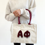Alpha Phi Chenille Gift Tote