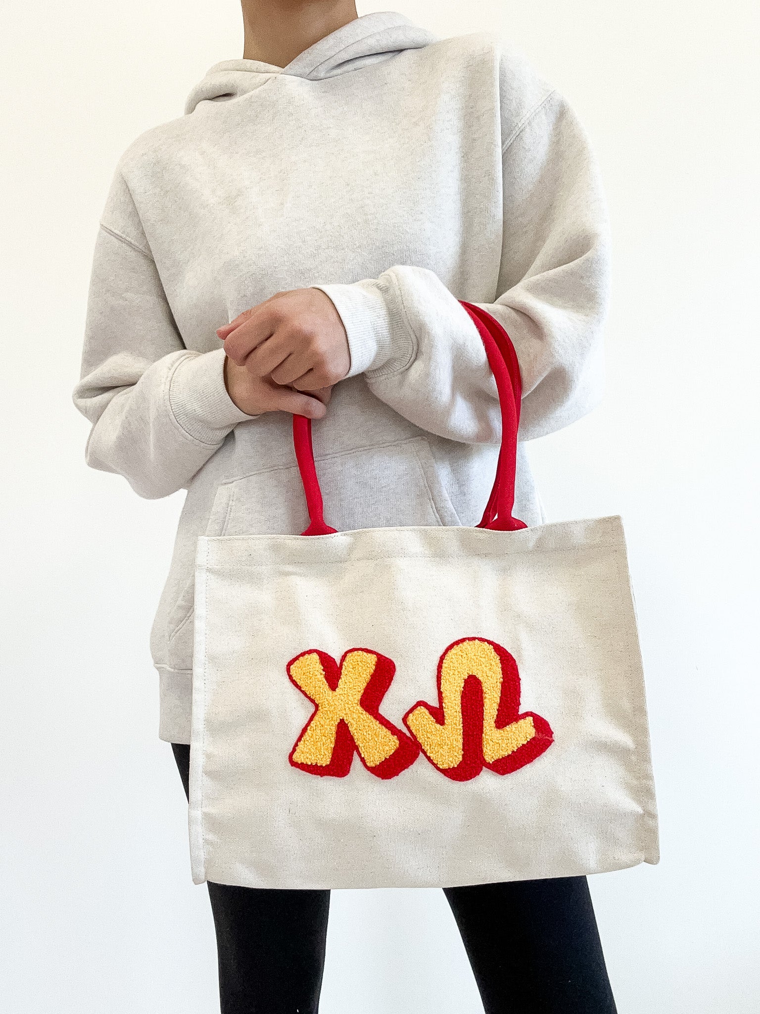 Chi Omega Chenille Gift Tote