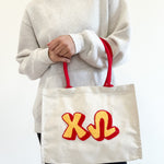 Chi Omega Chenille Gift Tote
