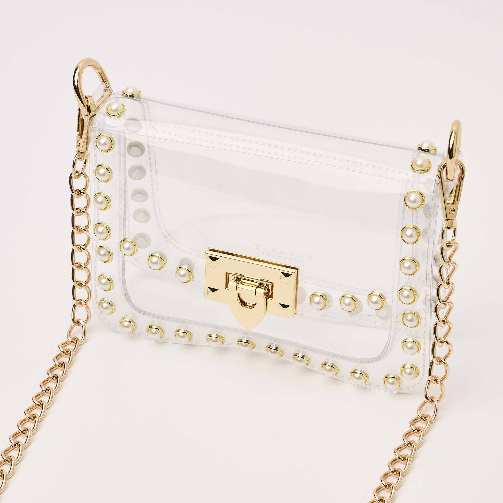 The Jackie Clear Handbag (Multiple Colors)