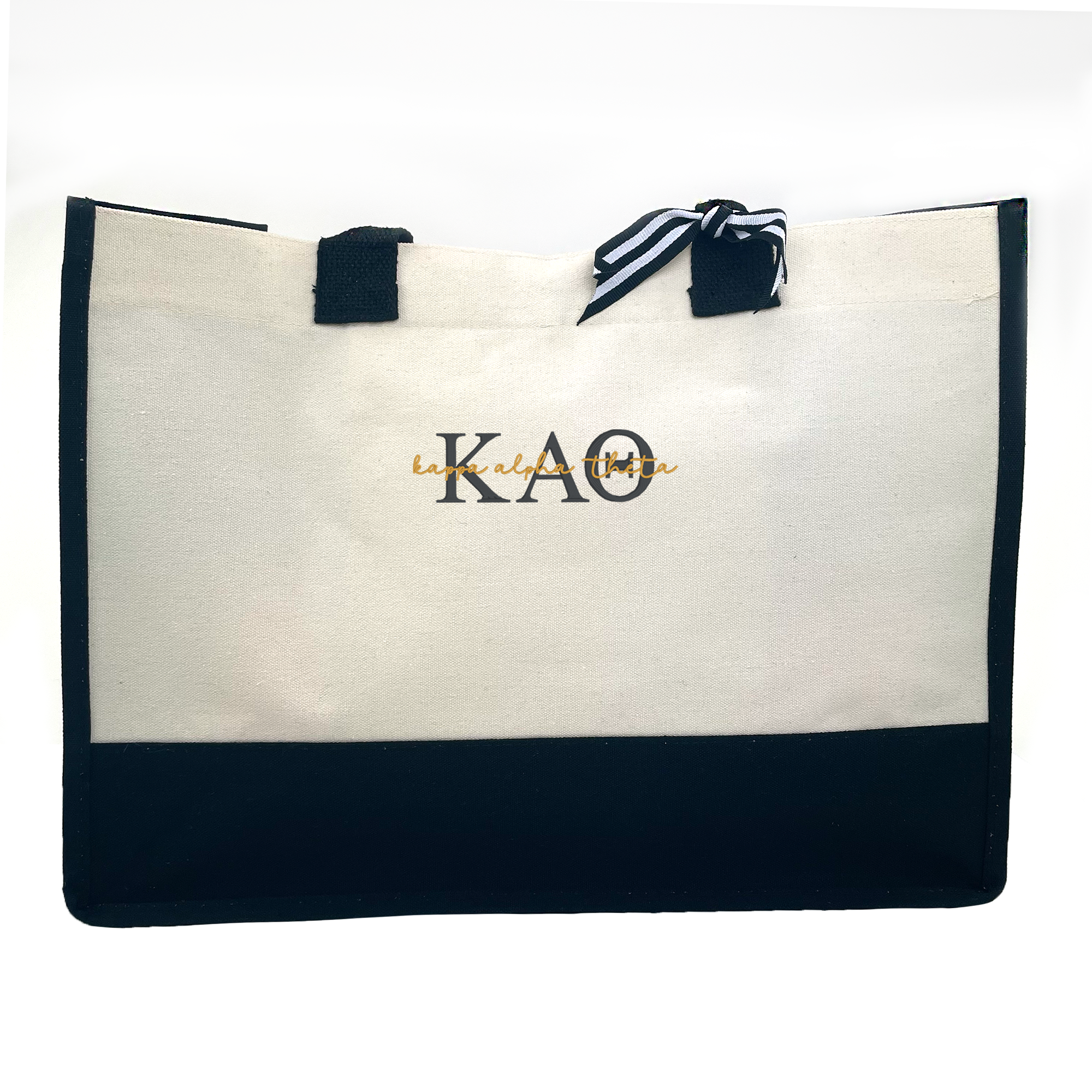Kappa Alpha Theta - Embroidered Signature Tote Bag