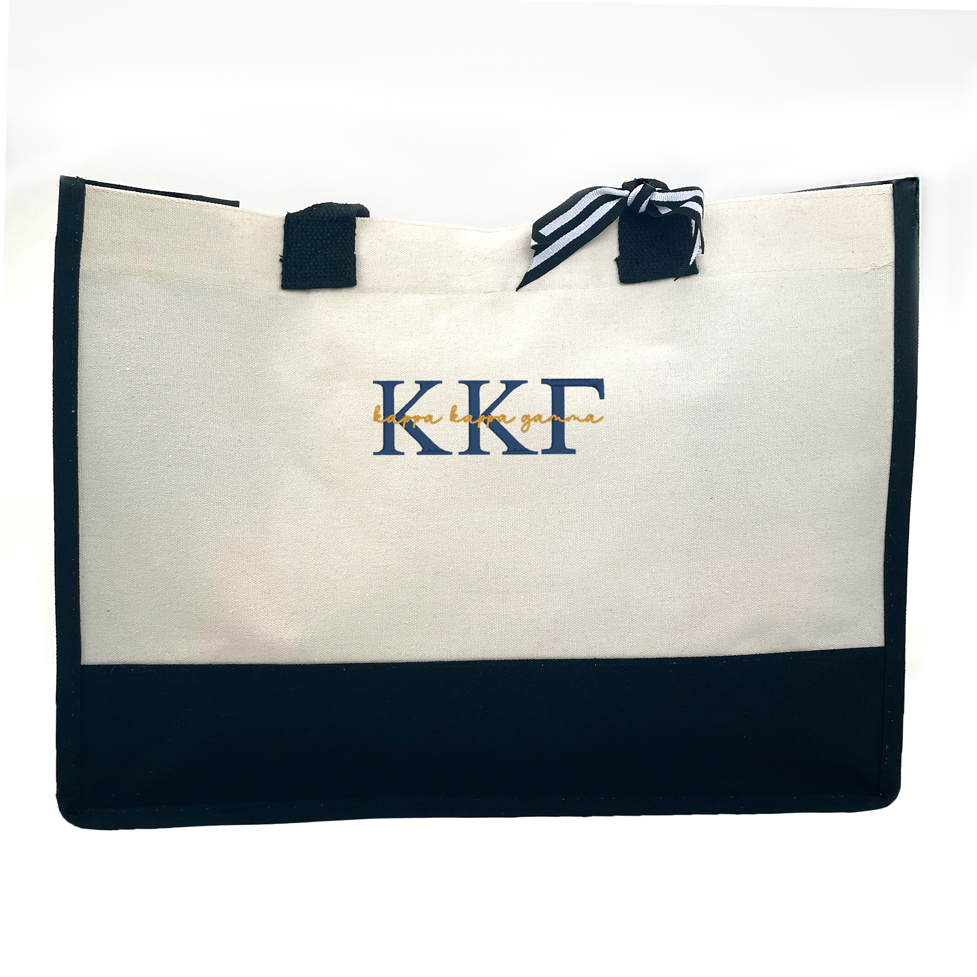 Kappa Kappa Gamma - Embroidered Signature Tote Bag