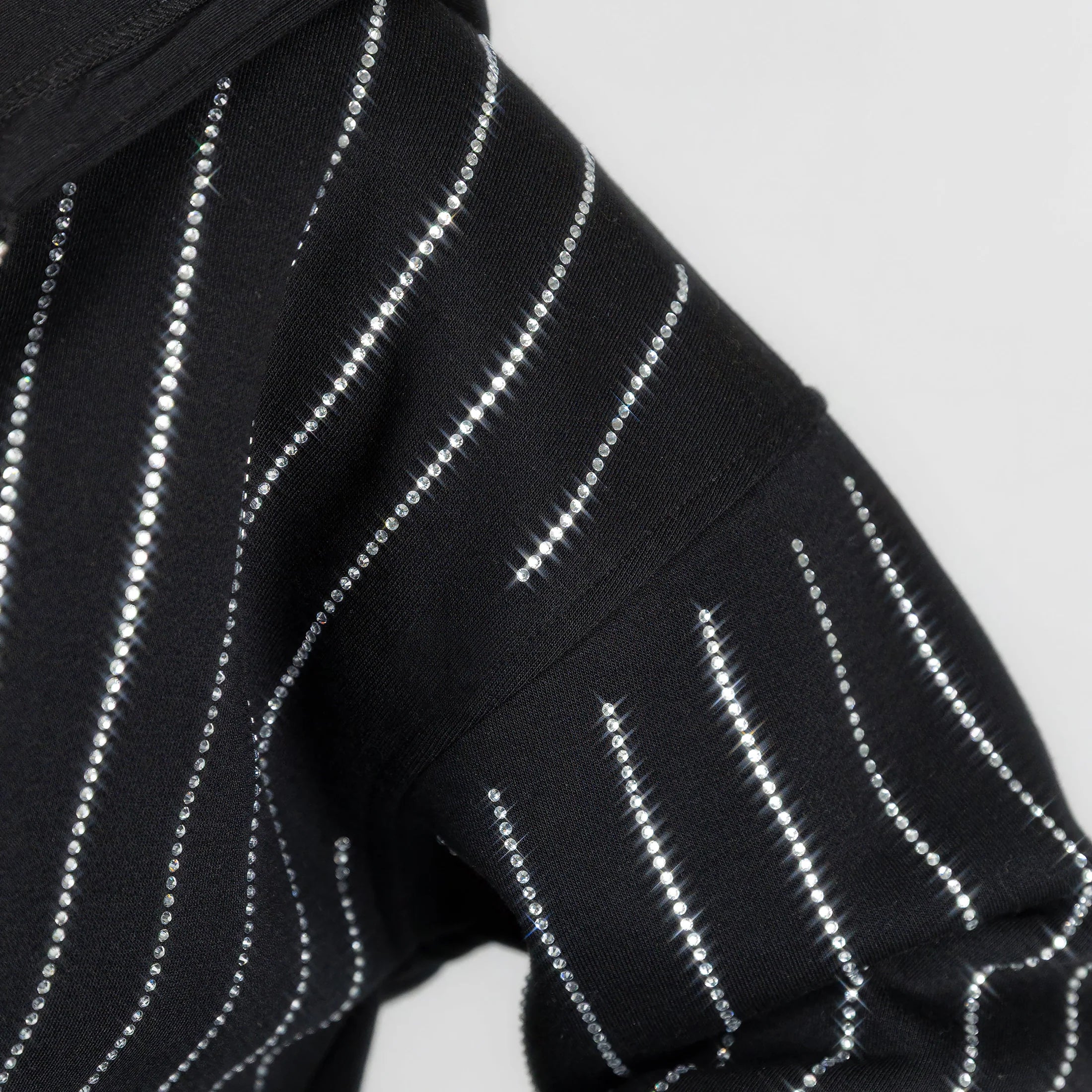 MISSOURI TIGERS EYES ON THE PRIZE RHINESTUD STRIPE ZIP HOODIE