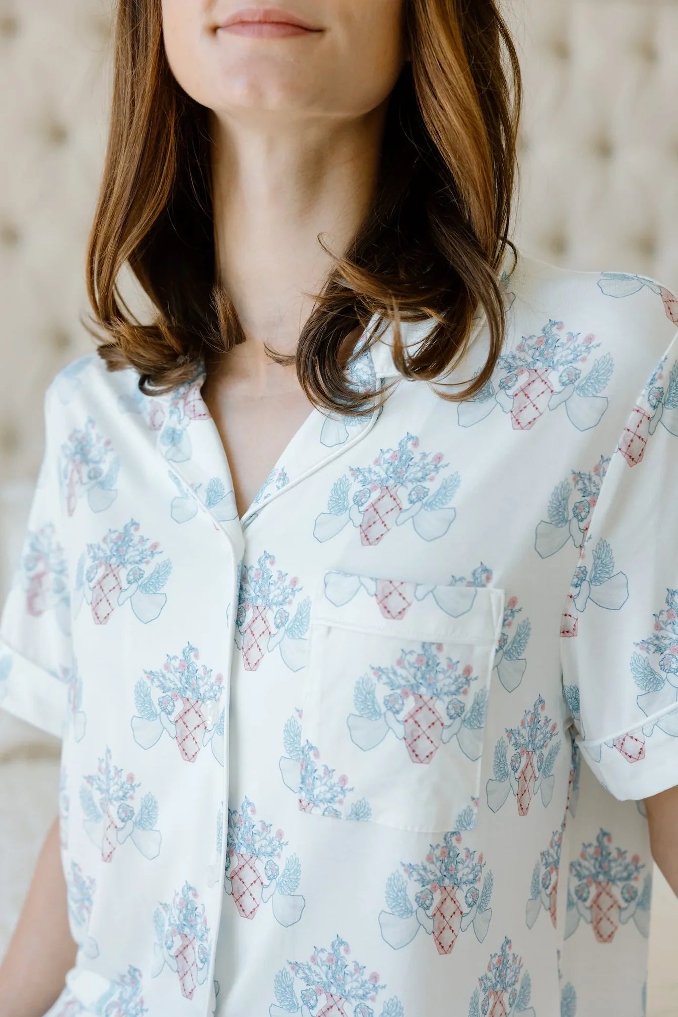 Pi Beta Phi Luxury Pajamas Short Set