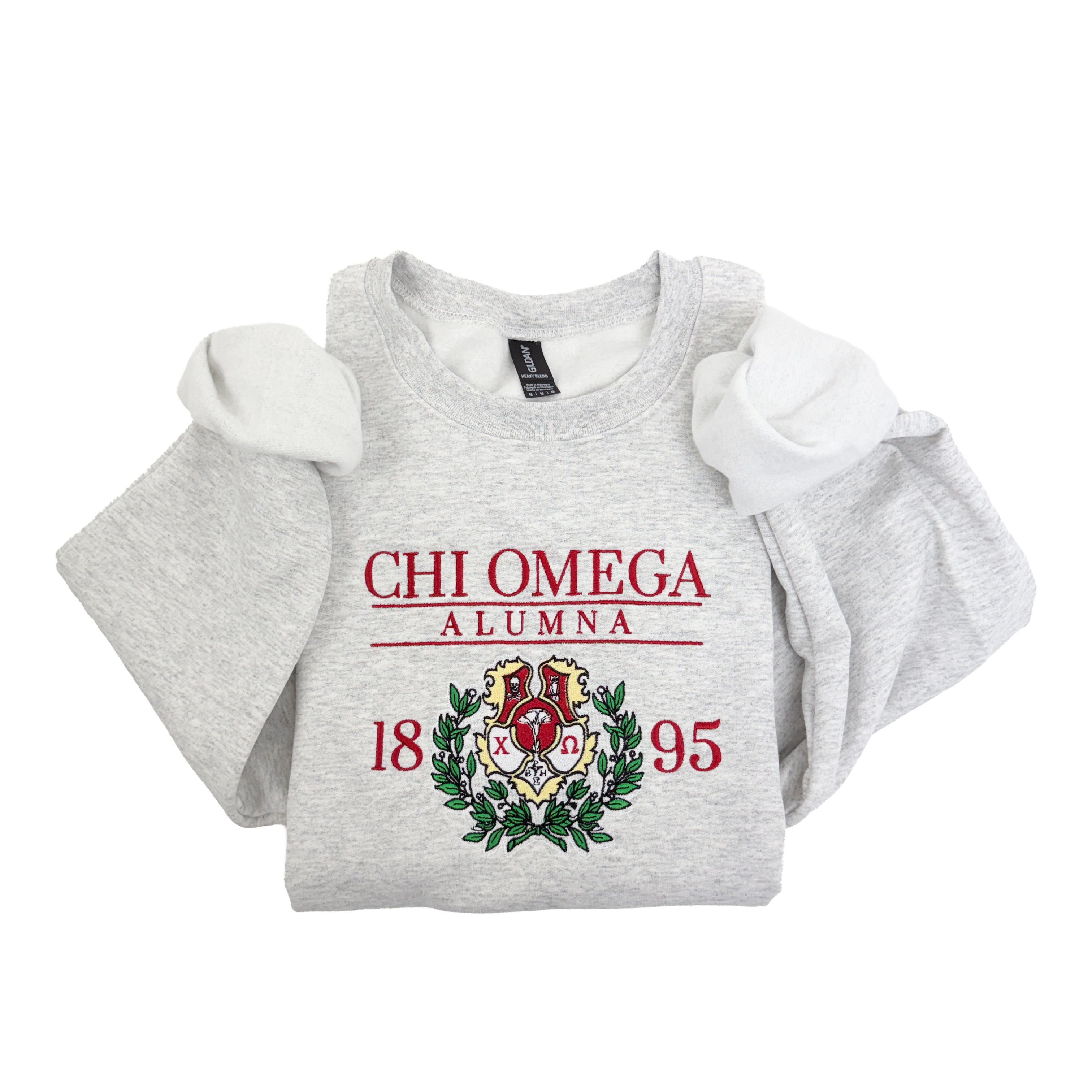 Chi Omega Alumna Sweatshirt - Ash