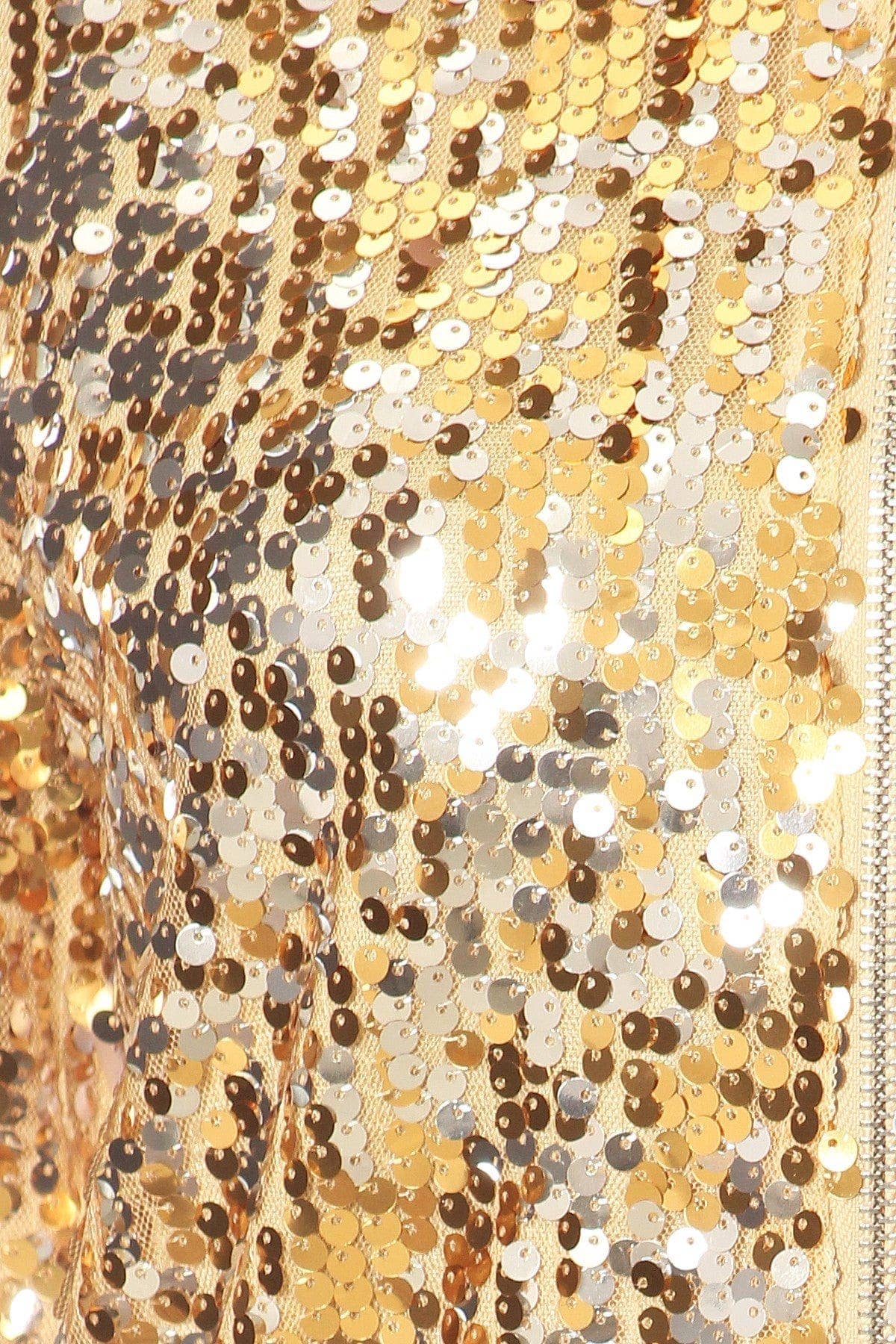 Game Day Sequin Bomber Zip-Up Jacket