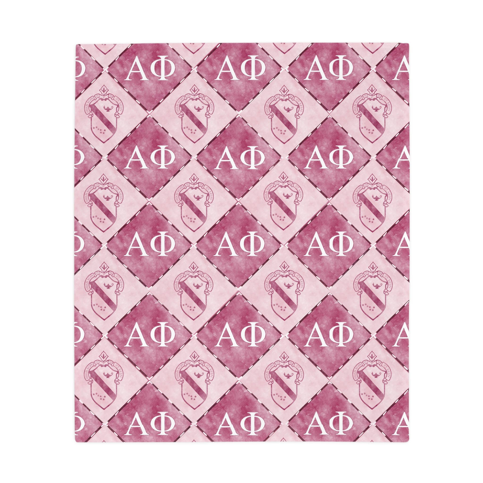 Alpha Phi Flannel Fleece Blanket, Sorority