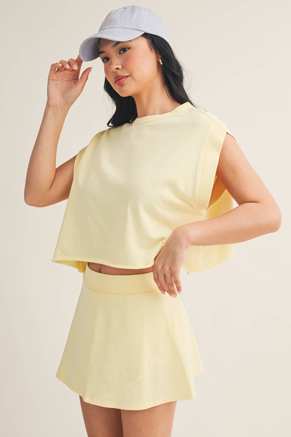Mineral Wash Open Back Top