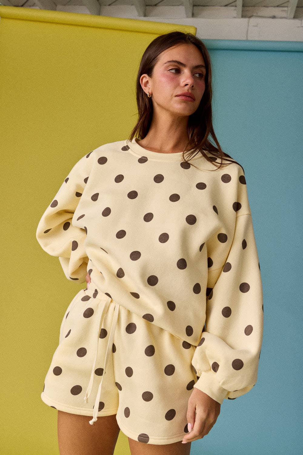 Polka Dot Fleece Set