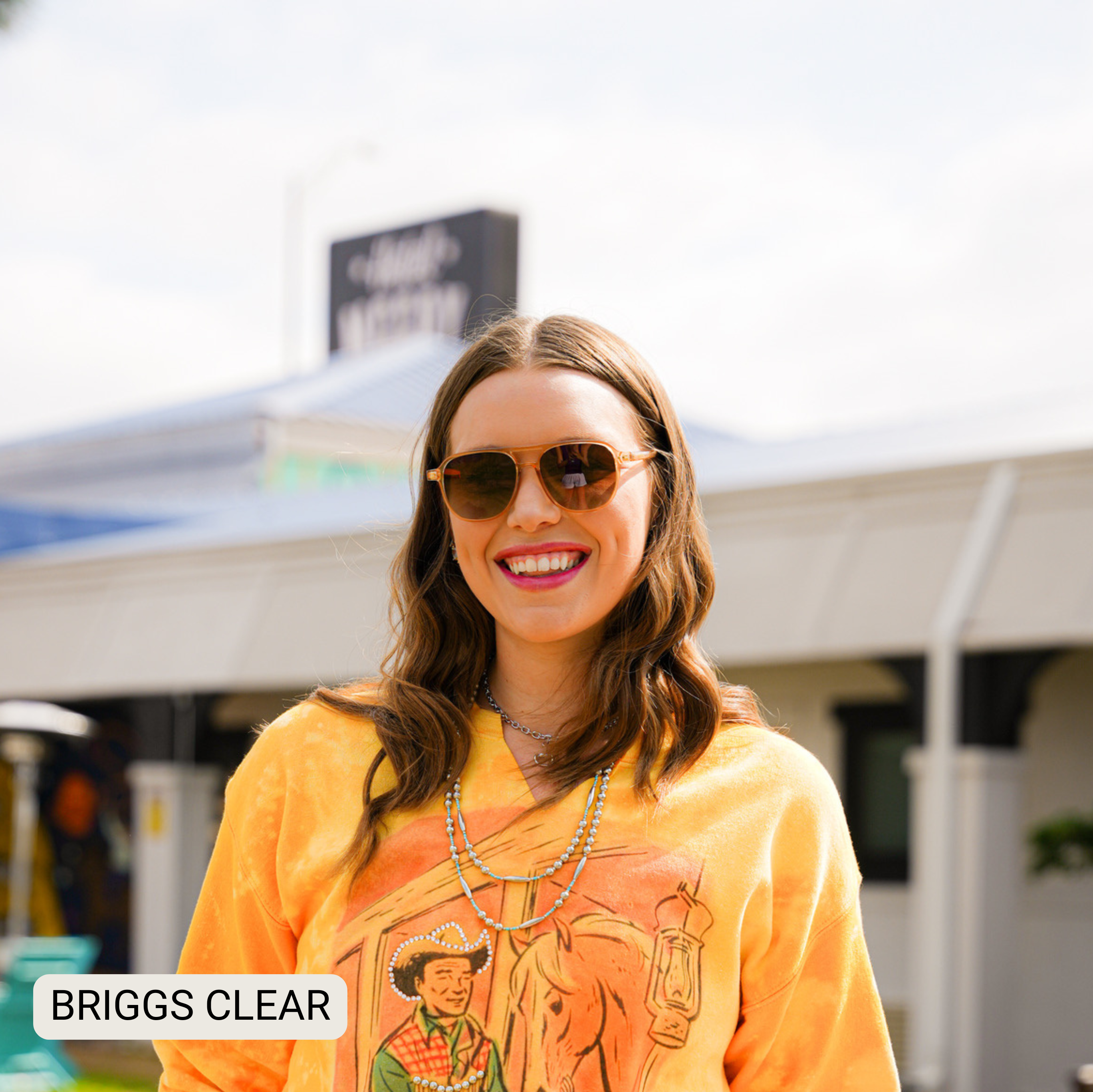 Briggs - Women's Polarized Small/ Medium Aviator