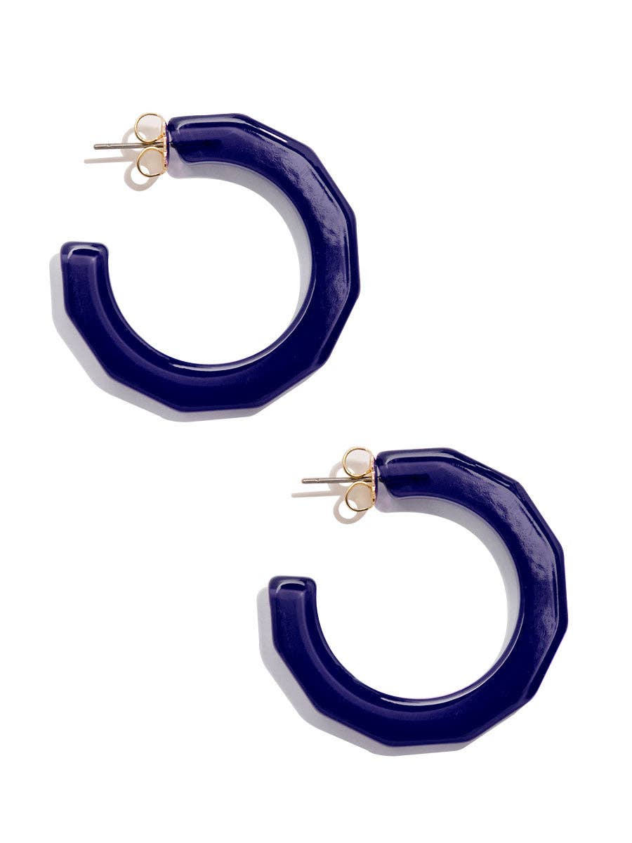 Small Textured Hoop Earring