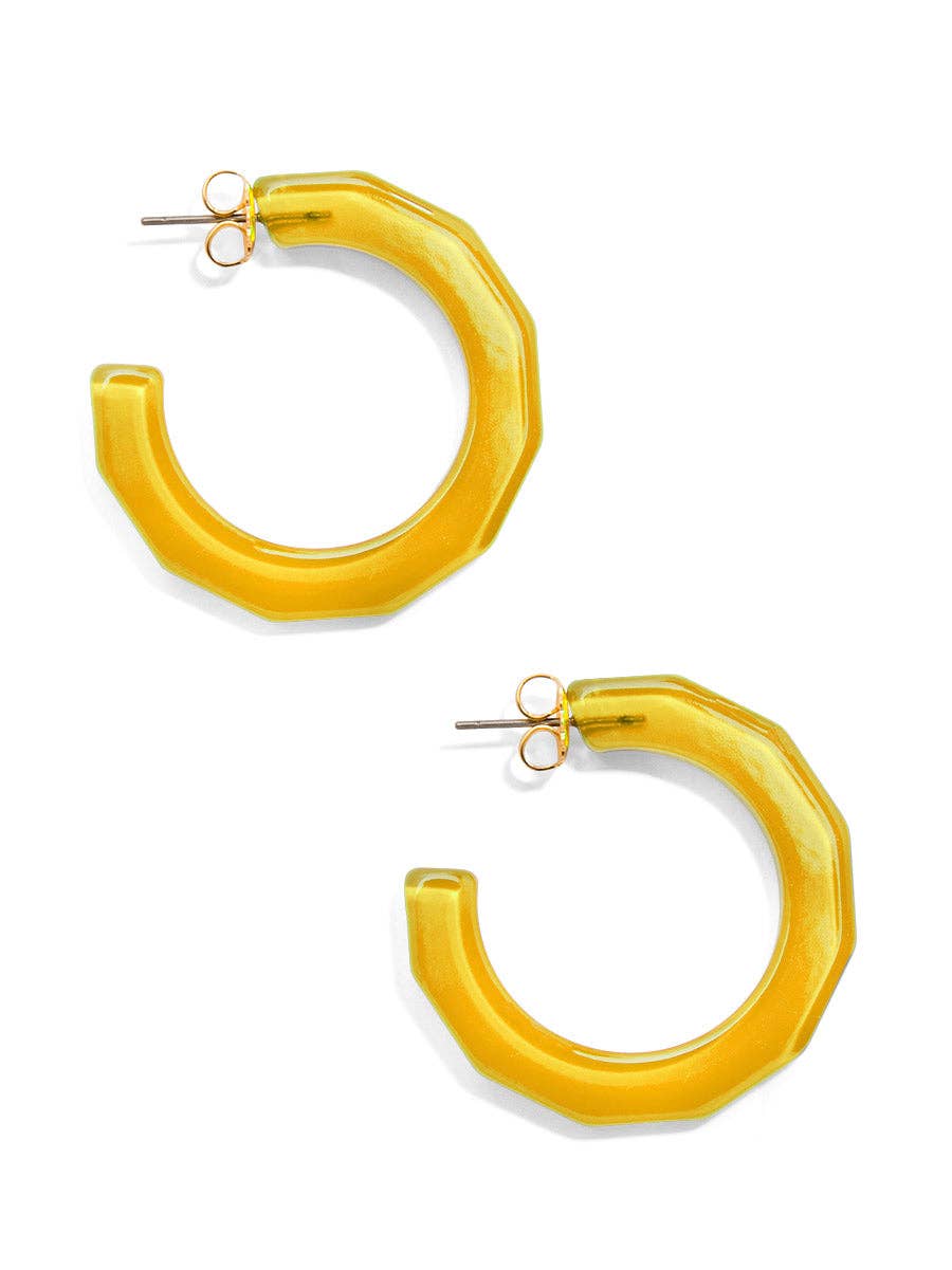 Small Textured Hoop Earring