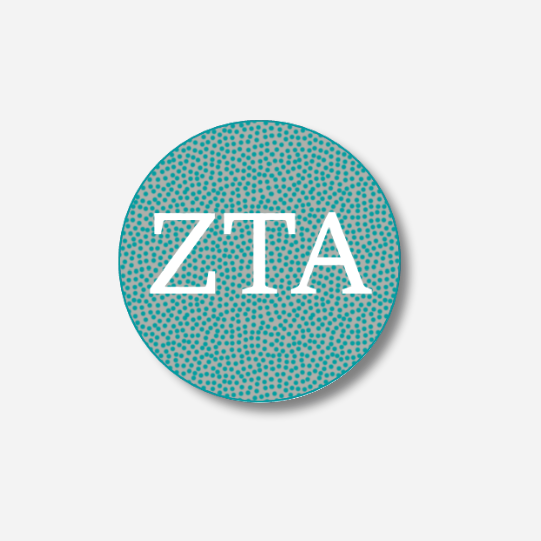 Zeta Tau Alpha Dots Button: Large Dots