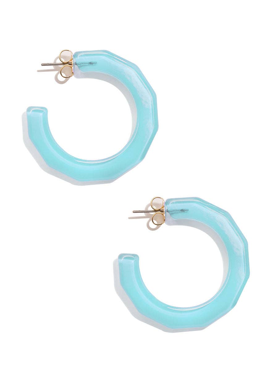 Small Textured Hoop Earring