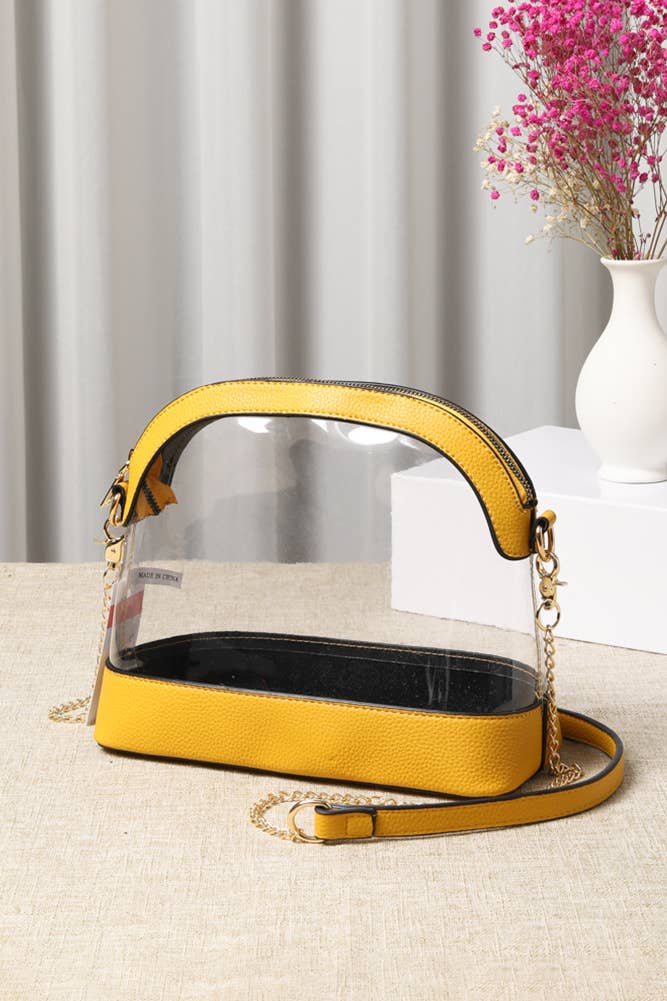 Clear Stadium Concert Bag: Leopard