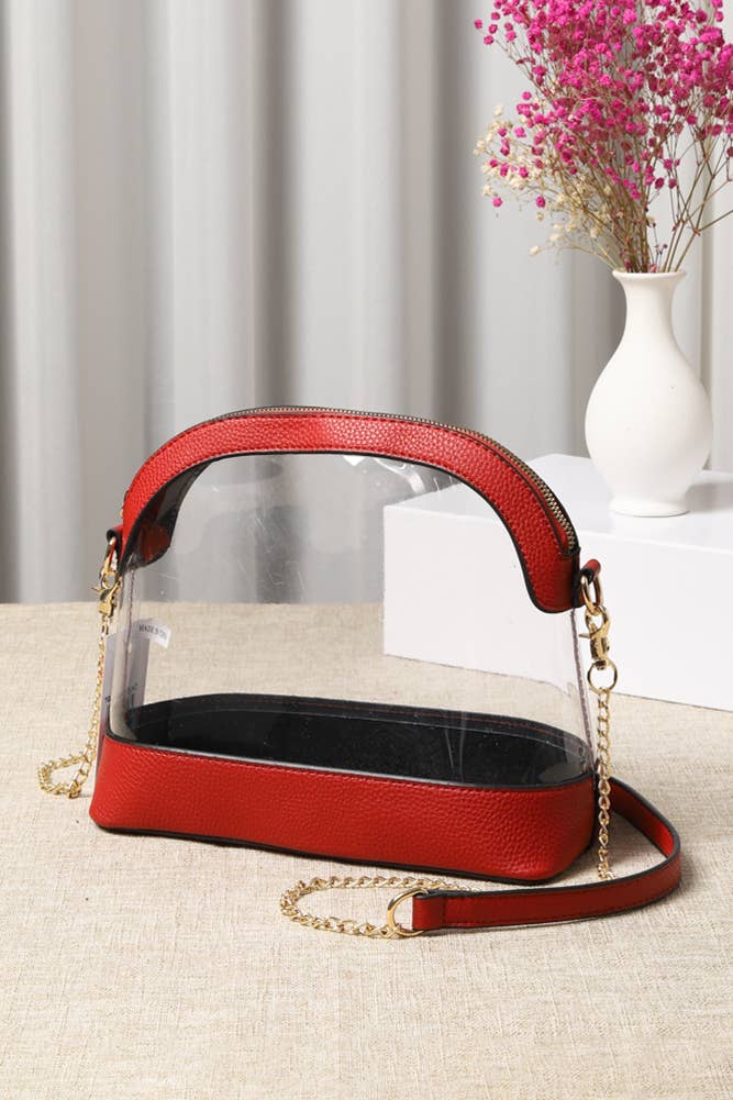 Clear Stadium Concert Bag: Leopard