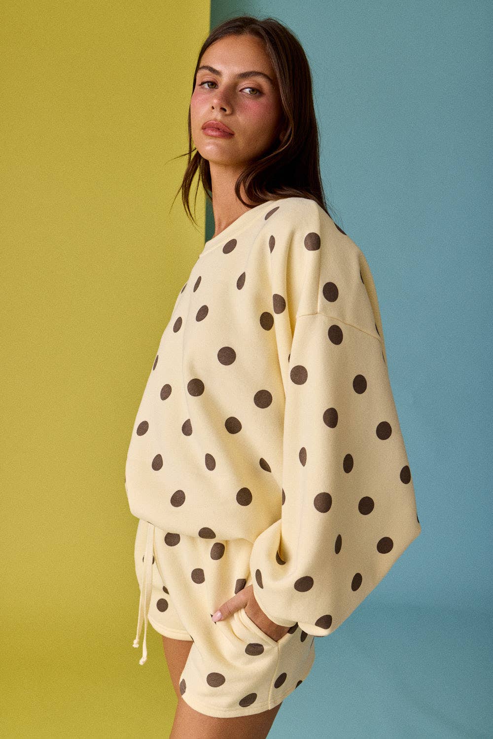 Polka Dot Fleece Set