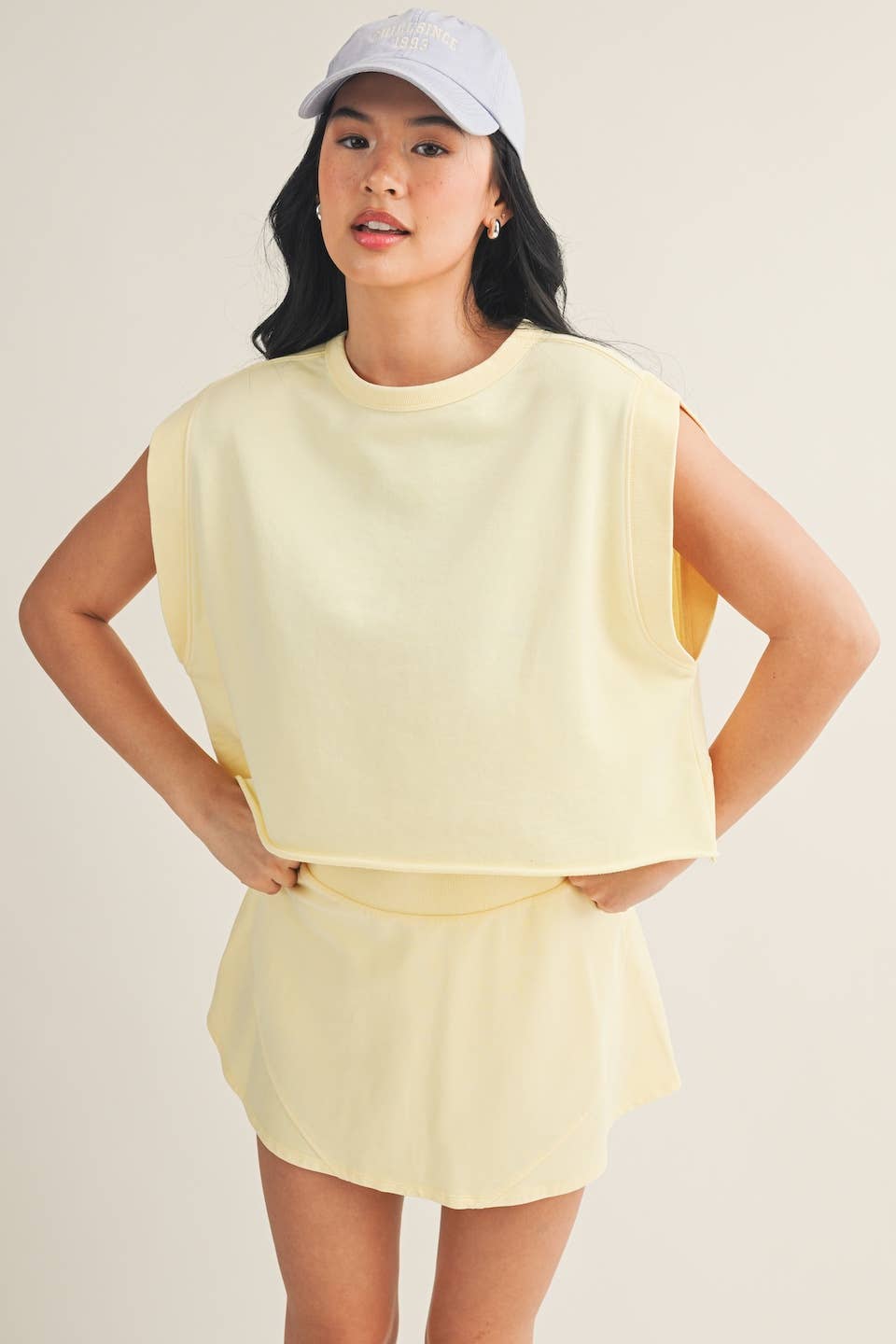 Mineral Wash Open Back Top