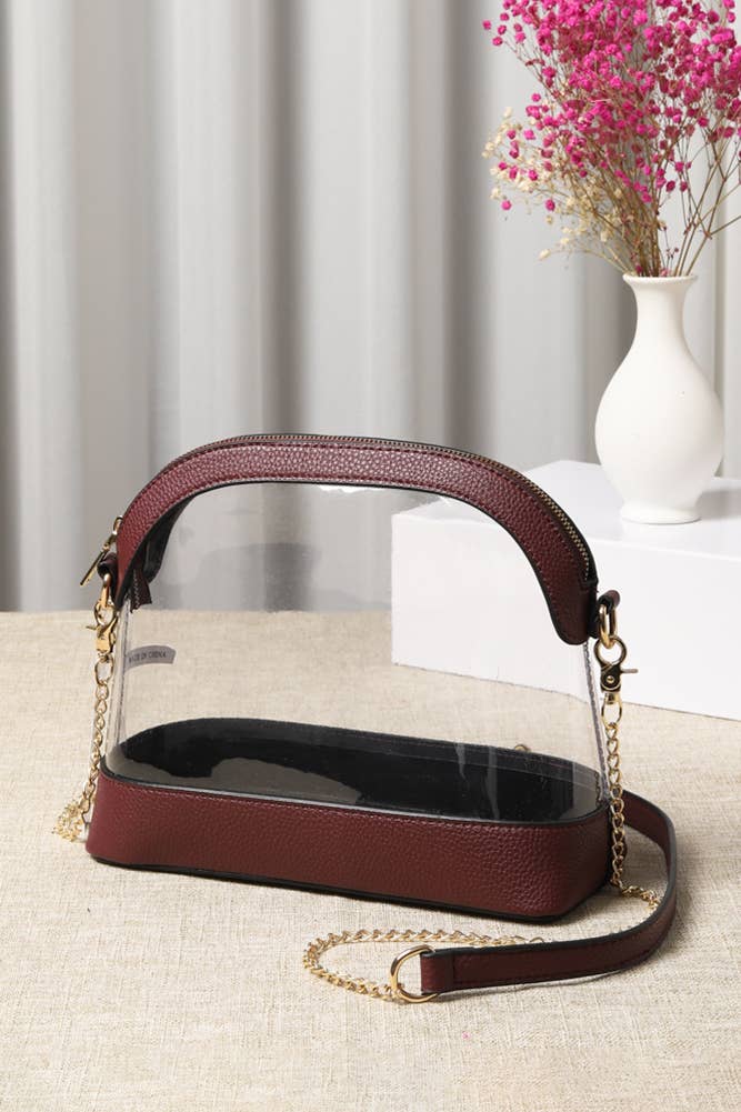 Clear Stadium Concert Bag: Leopard