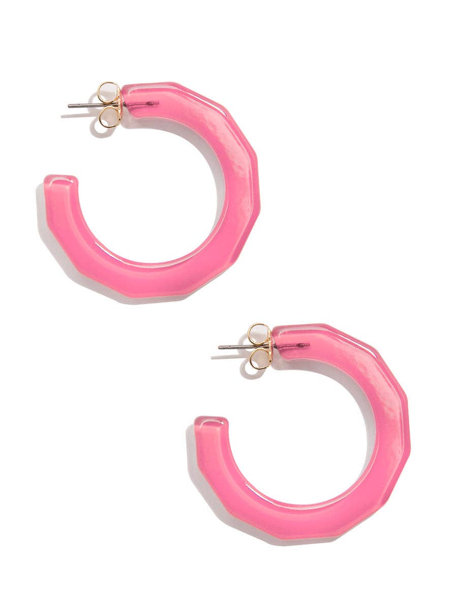 Small Textured Hoop Earring