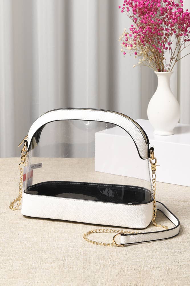 Clear Stadium Concert Bag: Leopard