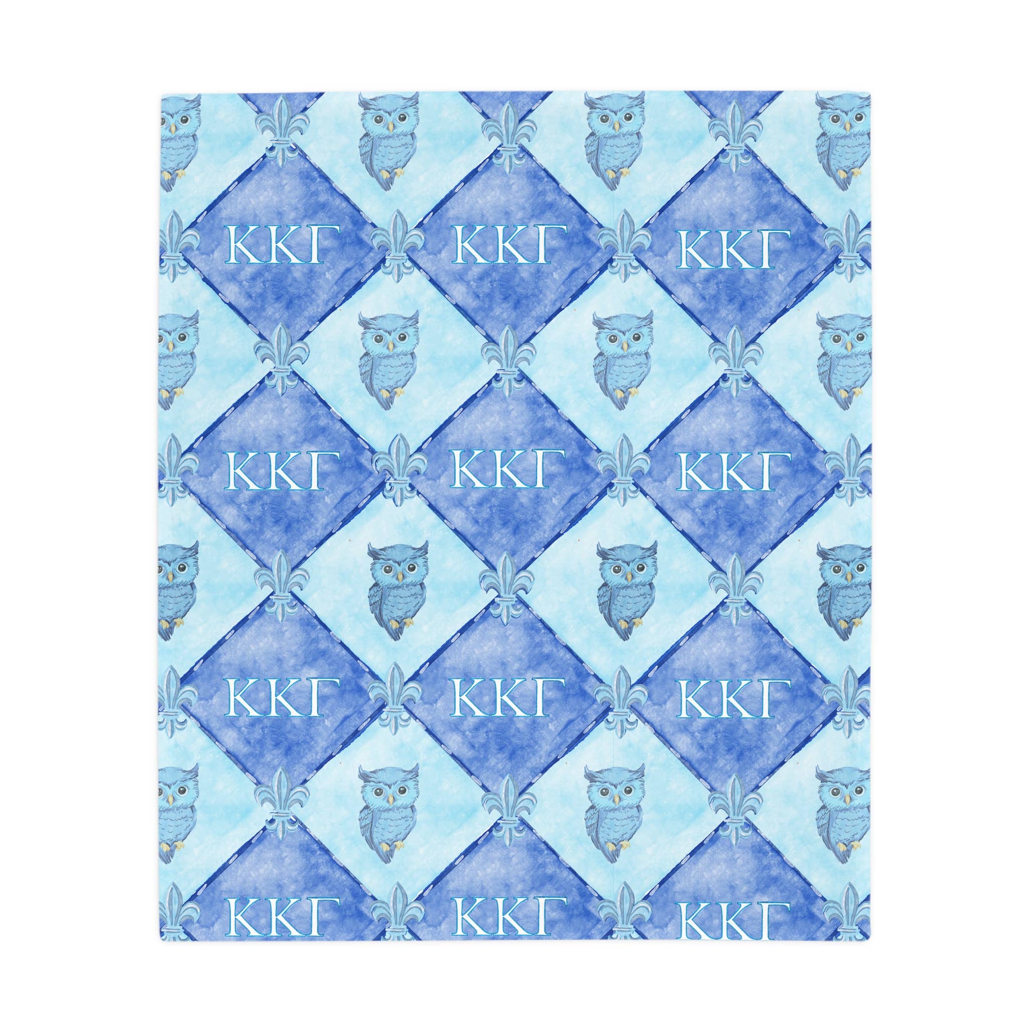 Kappa Kappa Gamma Flannel Fleece Blanket, Sorority