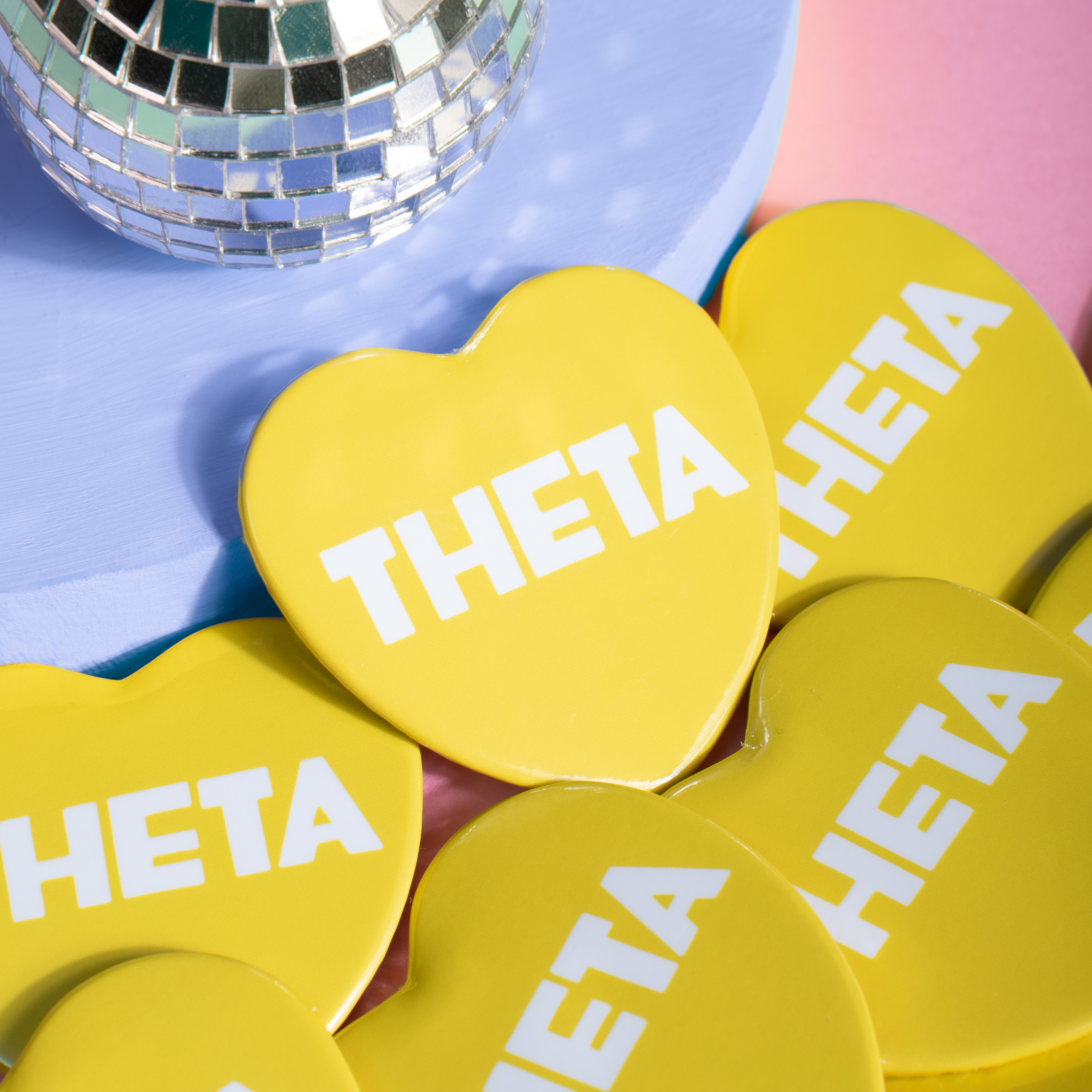 Pop Heart Buttons: Kappa Delta
