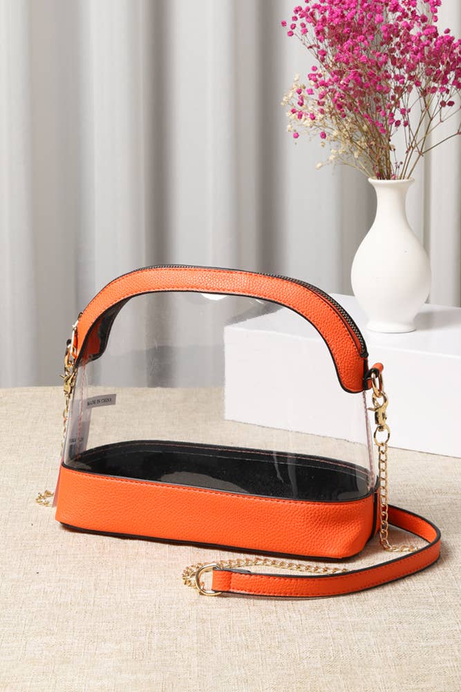 Clear Stadium Concert Bag: Leopard