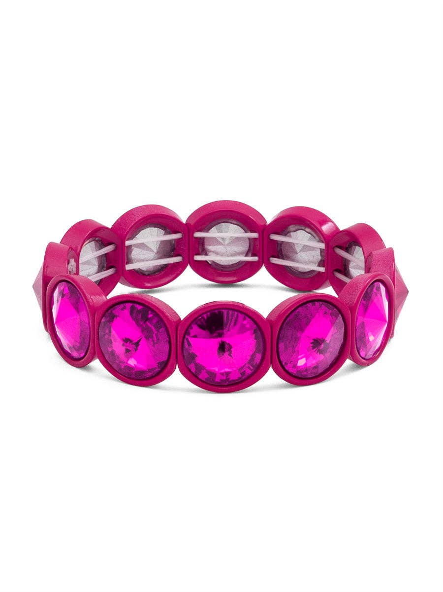 Round Crystal Stretch Bracelet