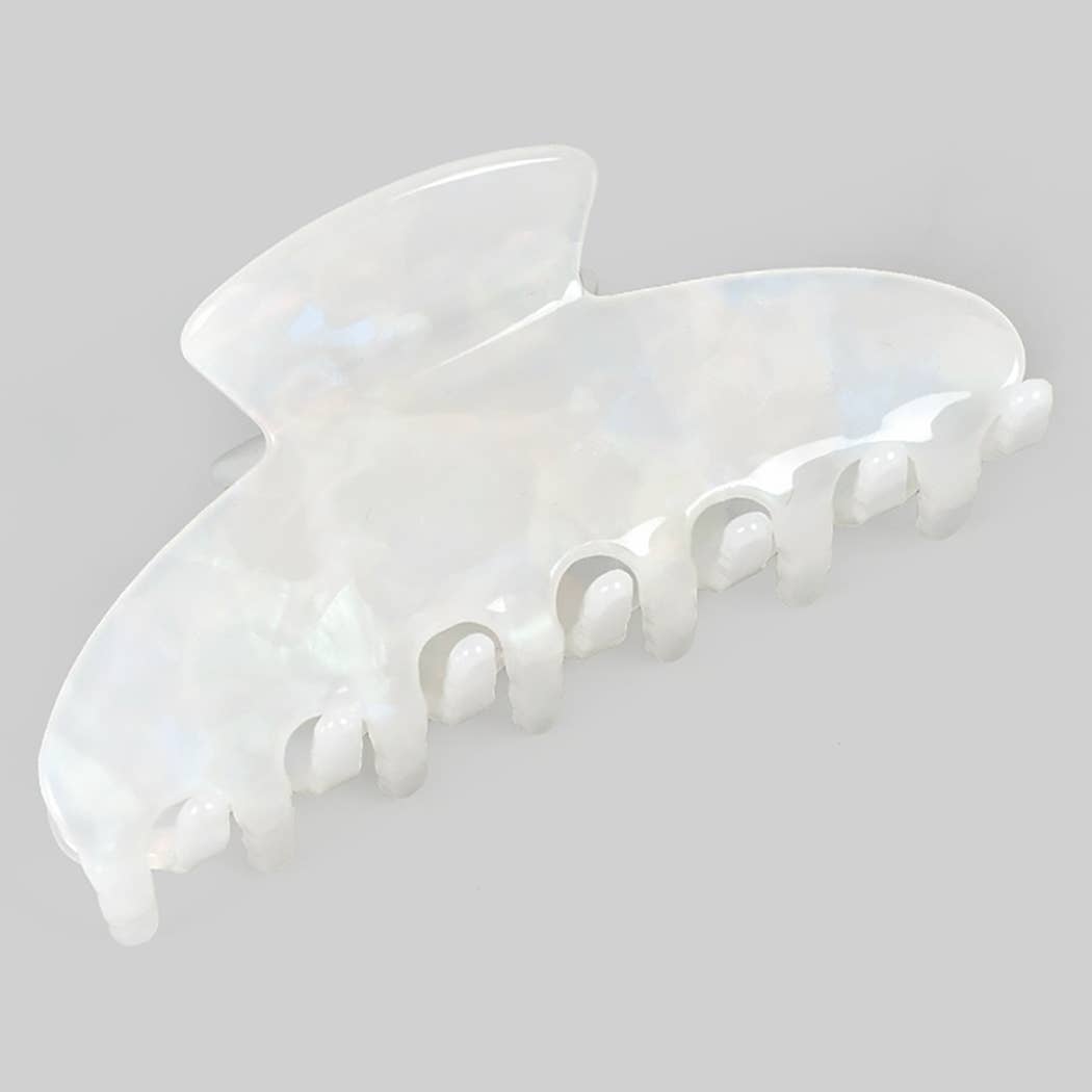 STURDY MARBLED ACRYLIC HAIR CLIP