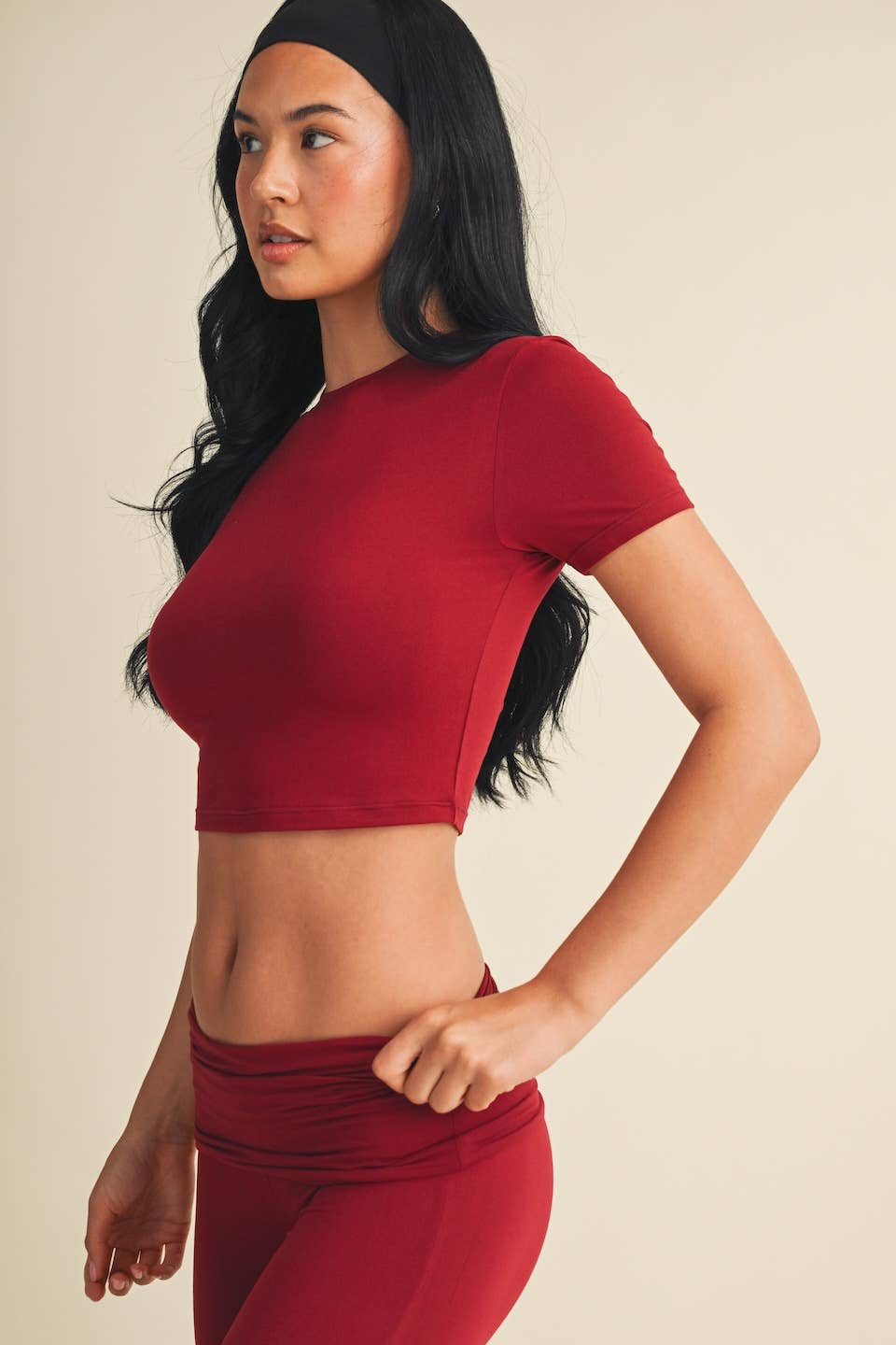 Soft Knit Jersey Crewneck Tee