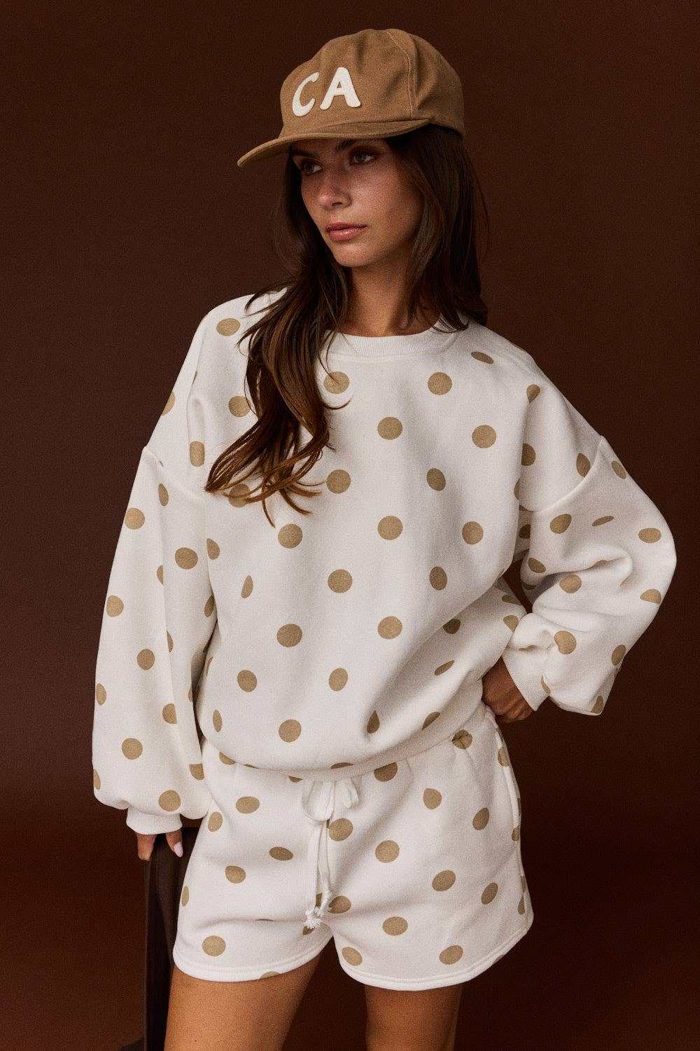 Polka Dot Fleece Set