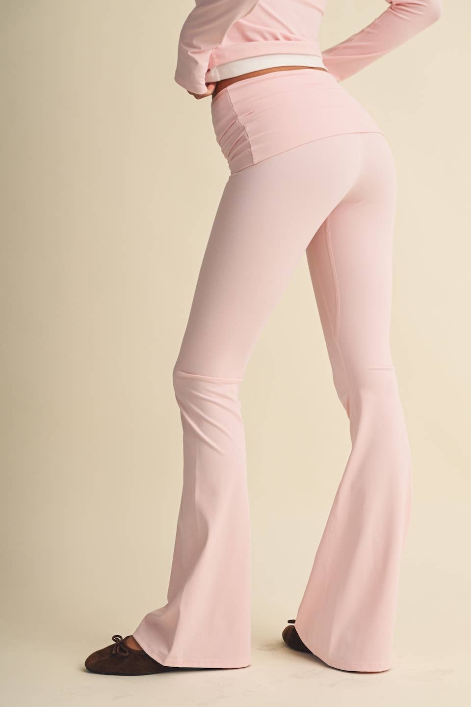 Active Foldover Flare Legging