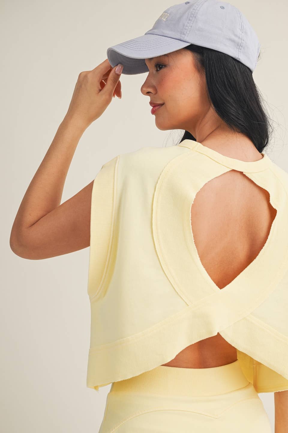 Mineral Wash Open Back Top