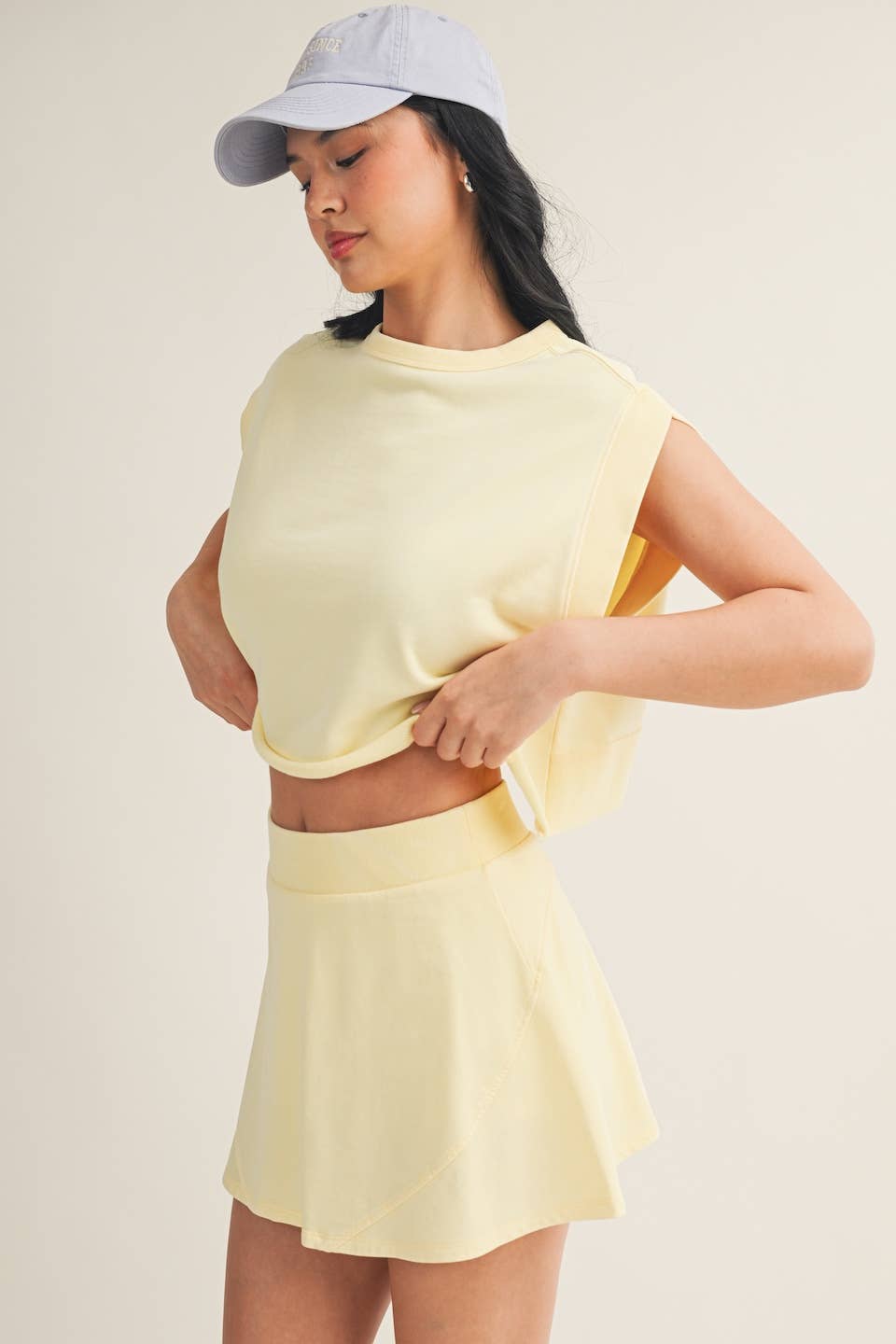 Mineral Wash Open Back Top