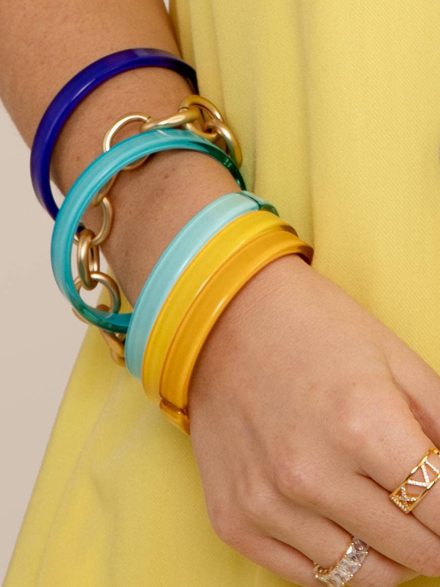 Resin Bangle Bracelet