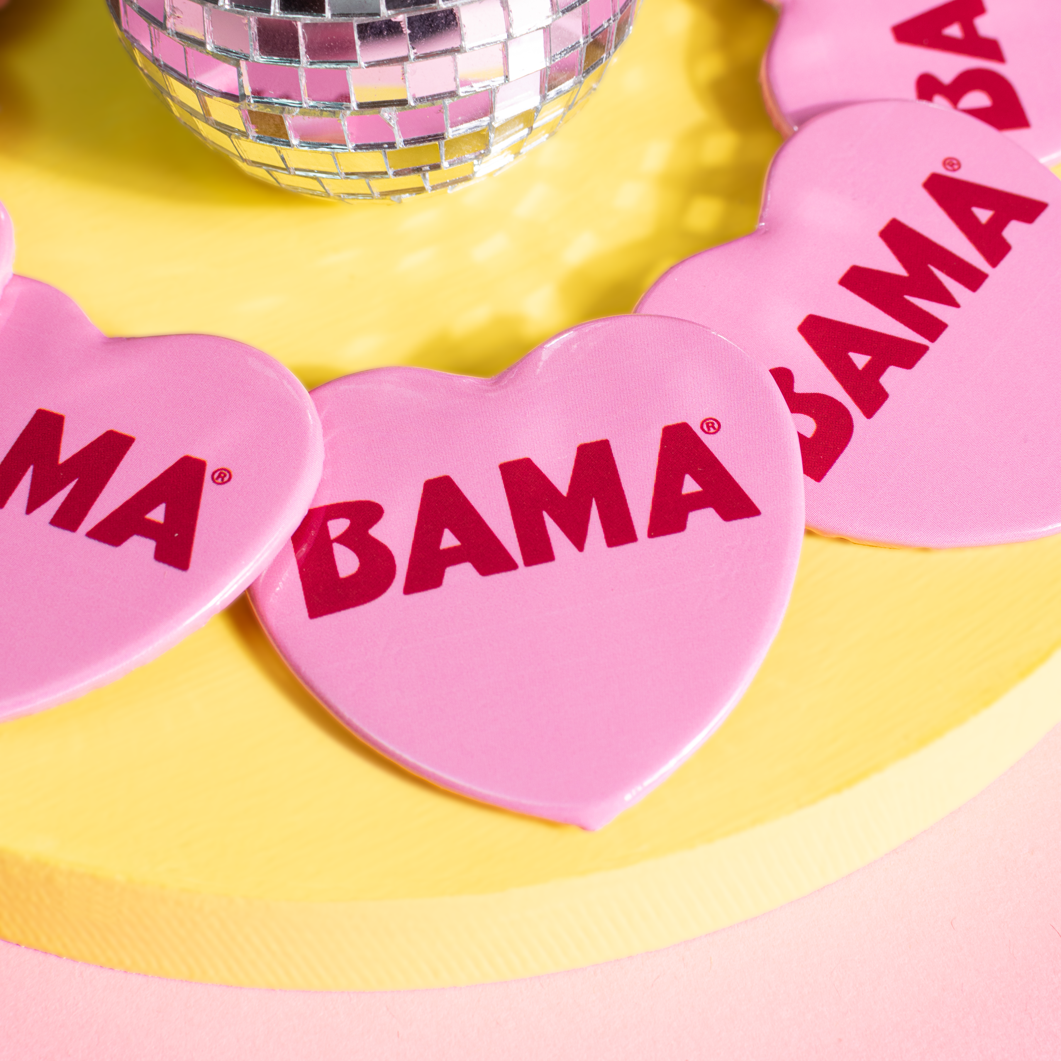 Pop Heart Buttons: Delta Delta Delta
