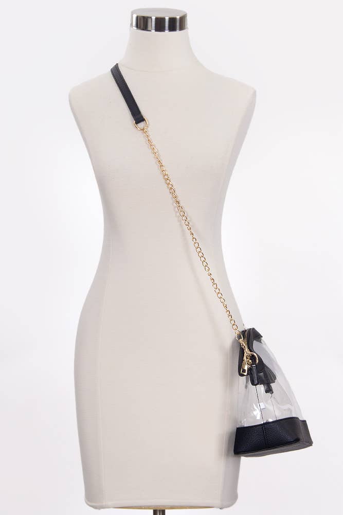 Clear Stadium Concert Bag: Leopard