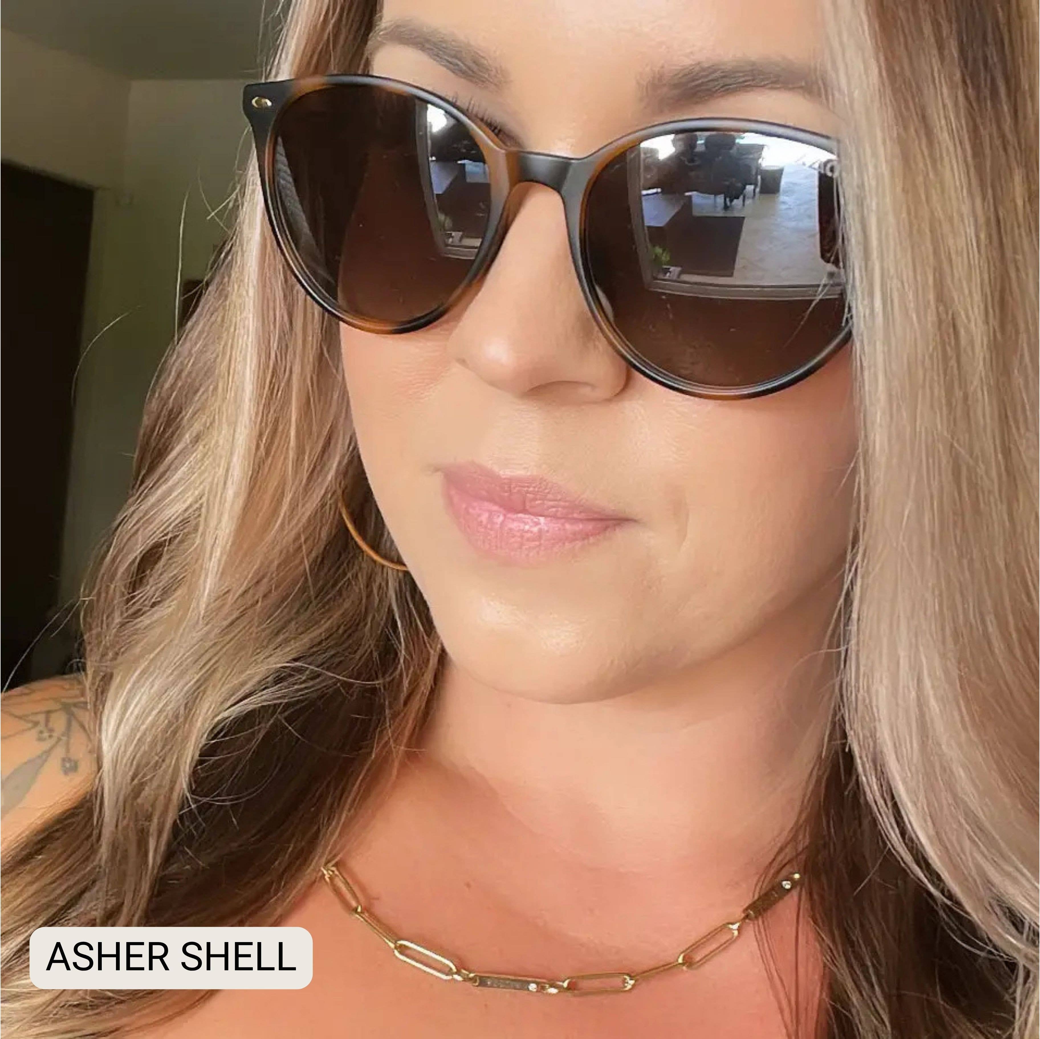 Asher - Women's Polarized Round Sunglasses