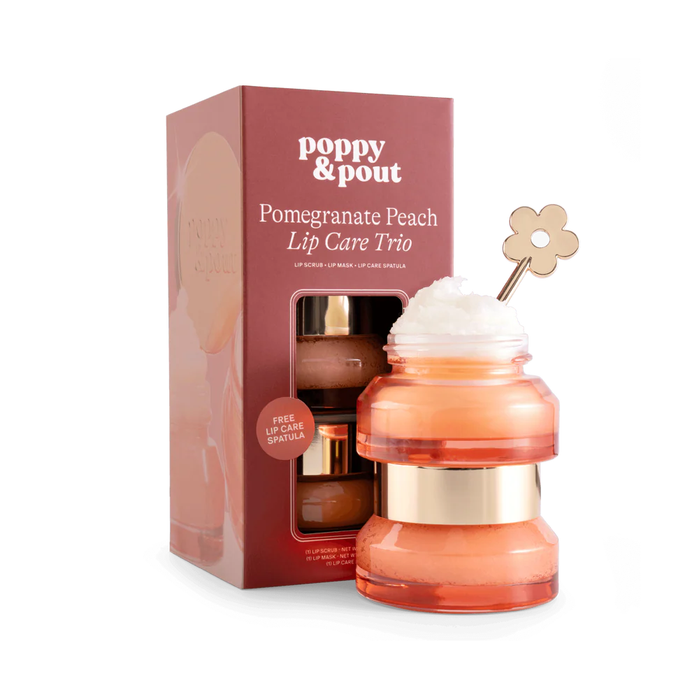 Poppy & Pout Lip Care Trio Gift Set