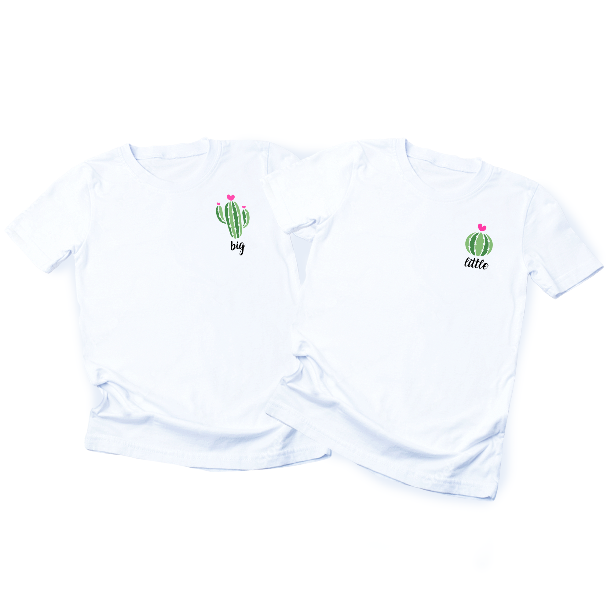 Big & Little T-shirt - Cacti Themed - Go Greek Chic