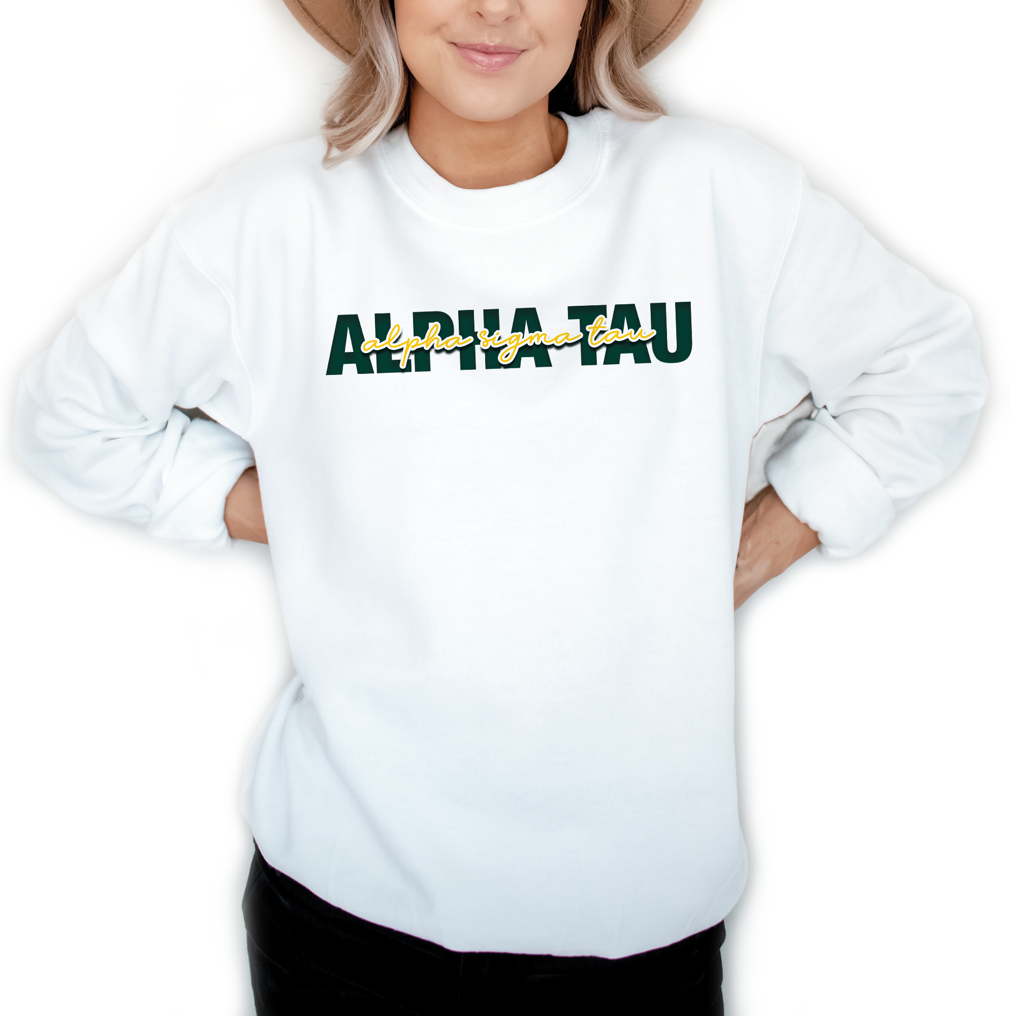 Alpha Sigma Tau Signature Sweatshirt - Go Greek Chic