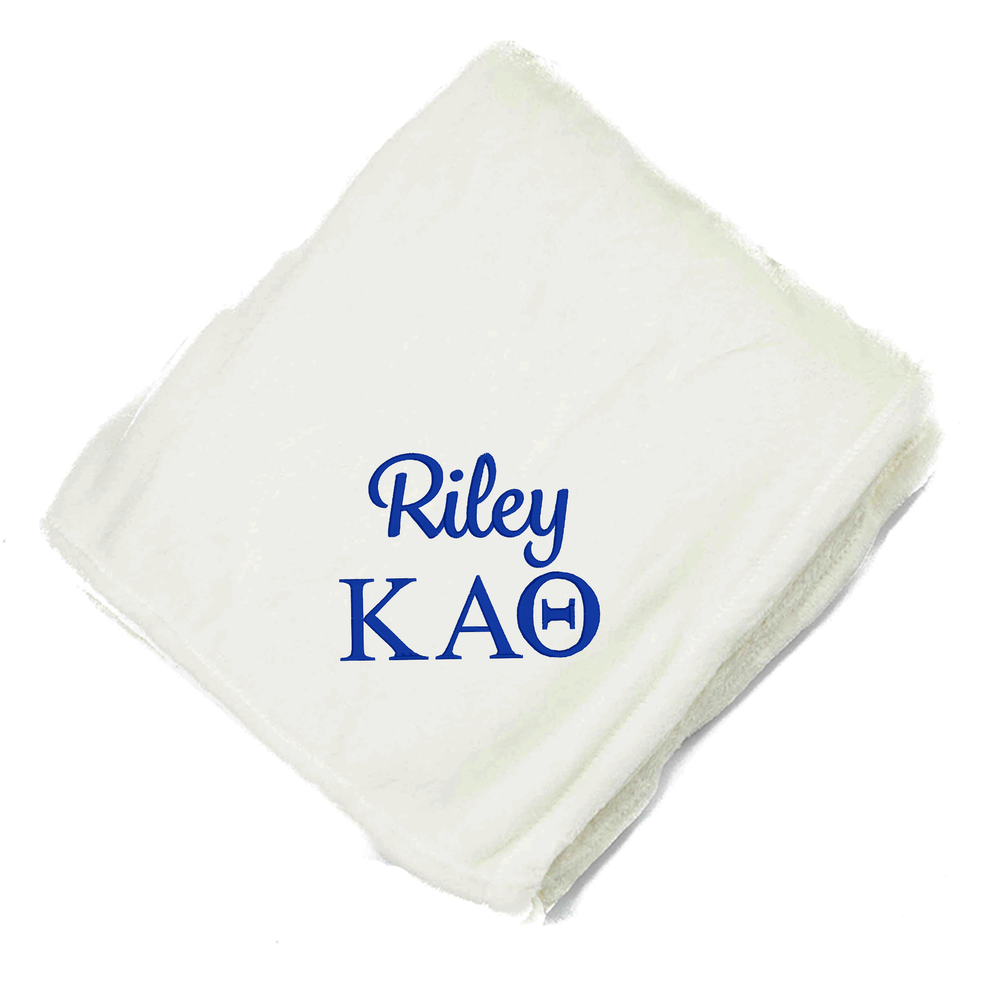 Personalized Kappa Alpha Theta Greek Letter Blanket - Go Greek Chic