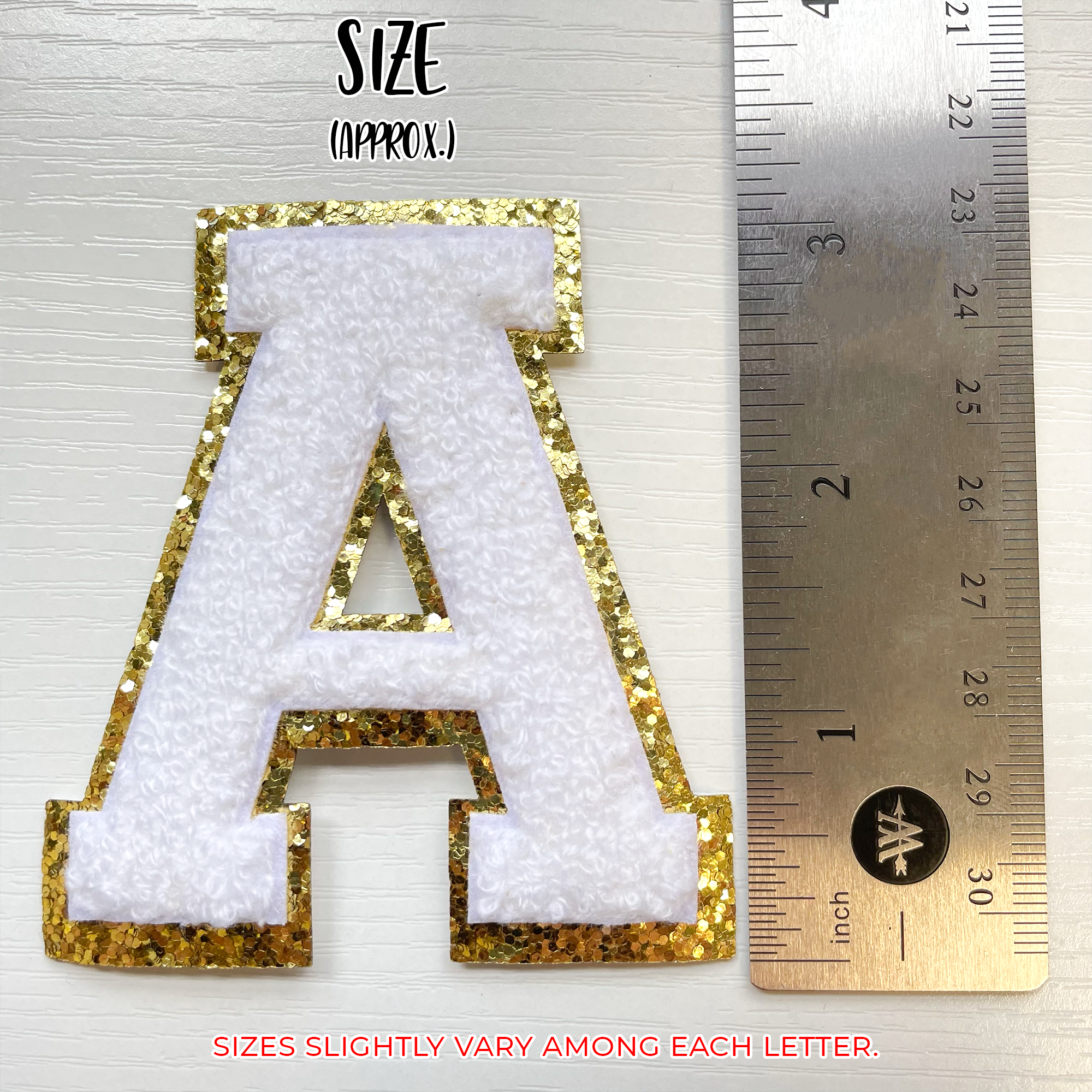 Chenille Greek Letter Iron-On Patches - Go Greek Chic